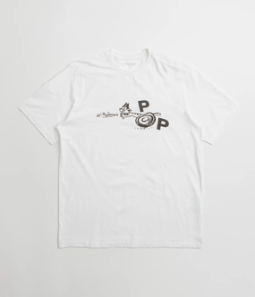 Pop Trading Company Catch T-Shirt - White Colorfastness Preppy Style