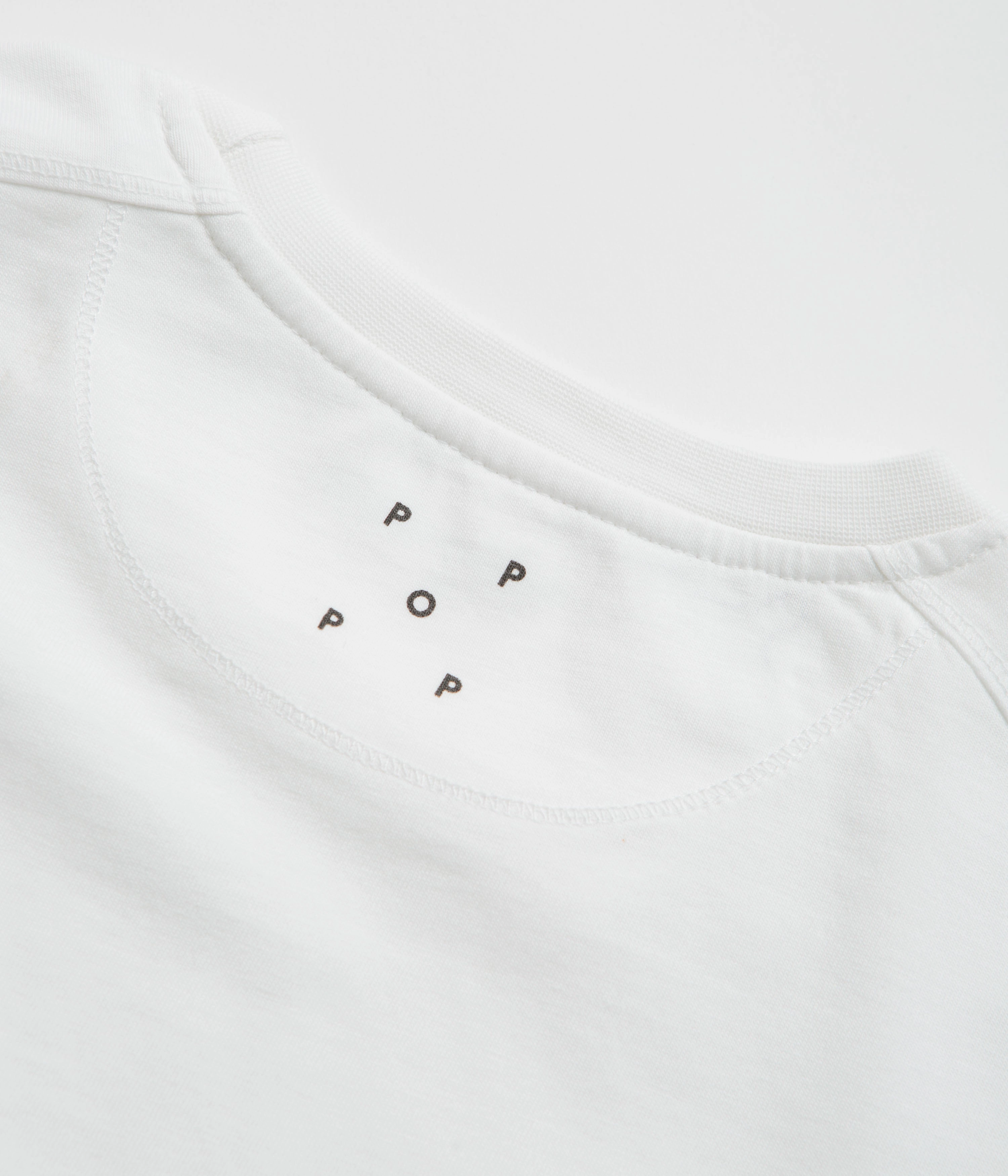 Pop Trading Company Catch T-Shirt - White Youth V-Neck