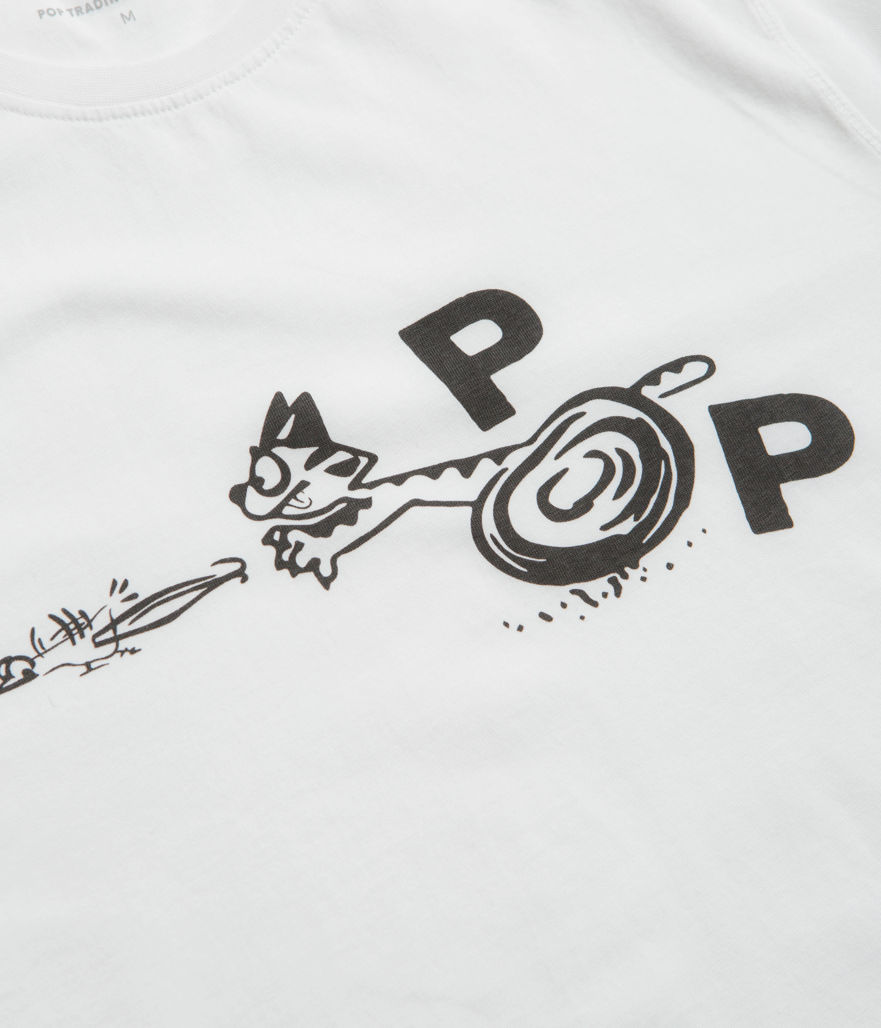 Pop Trading Company Catch T-Shirt - White off-season