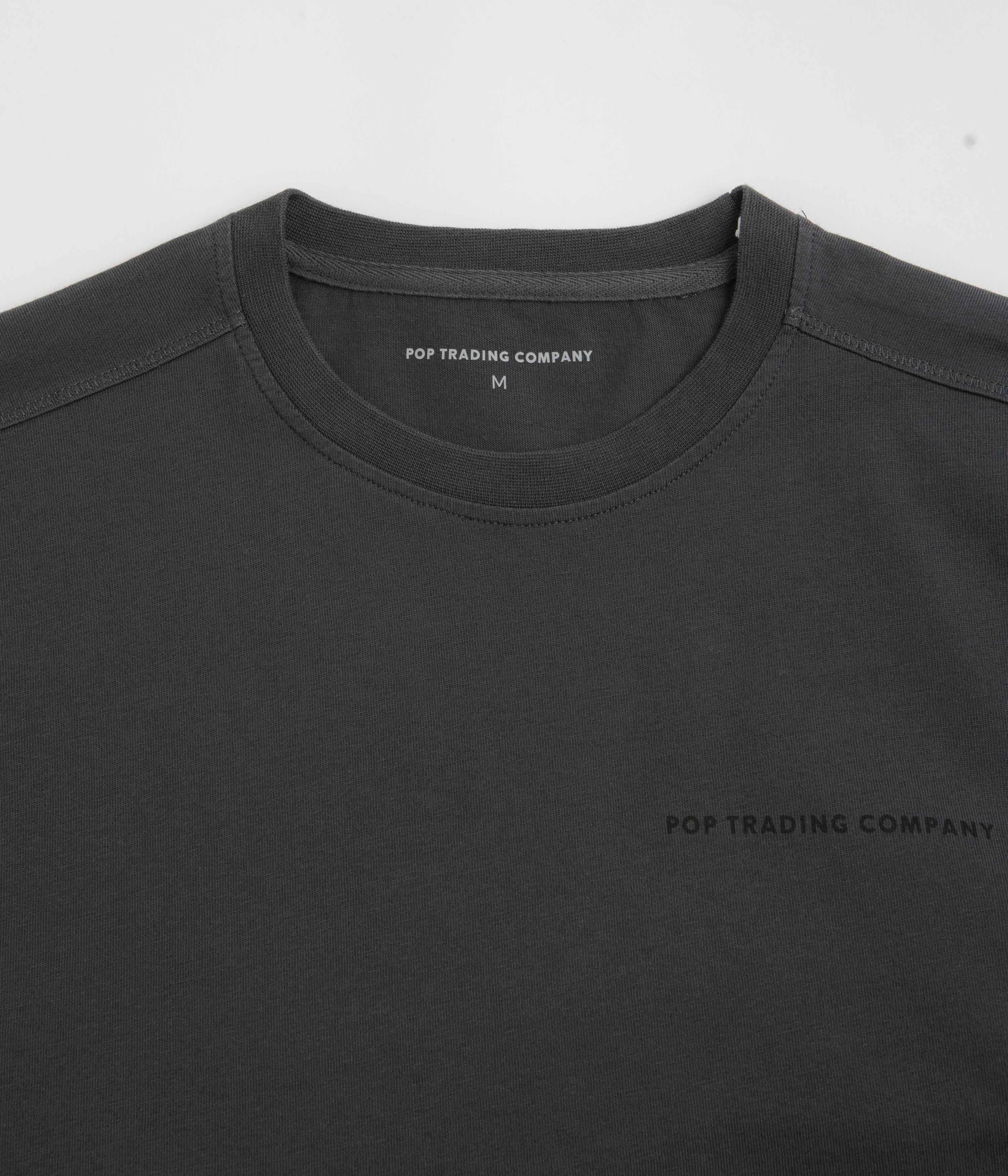 Formal Event Pop Trading Company Logo T-Shirt - Anthracite / Black