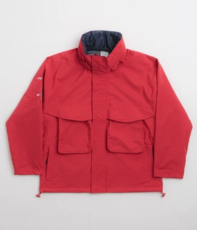 Go Anywhere online purchase Pop Trading Company Nautical Jacket - Haute Red / Navy