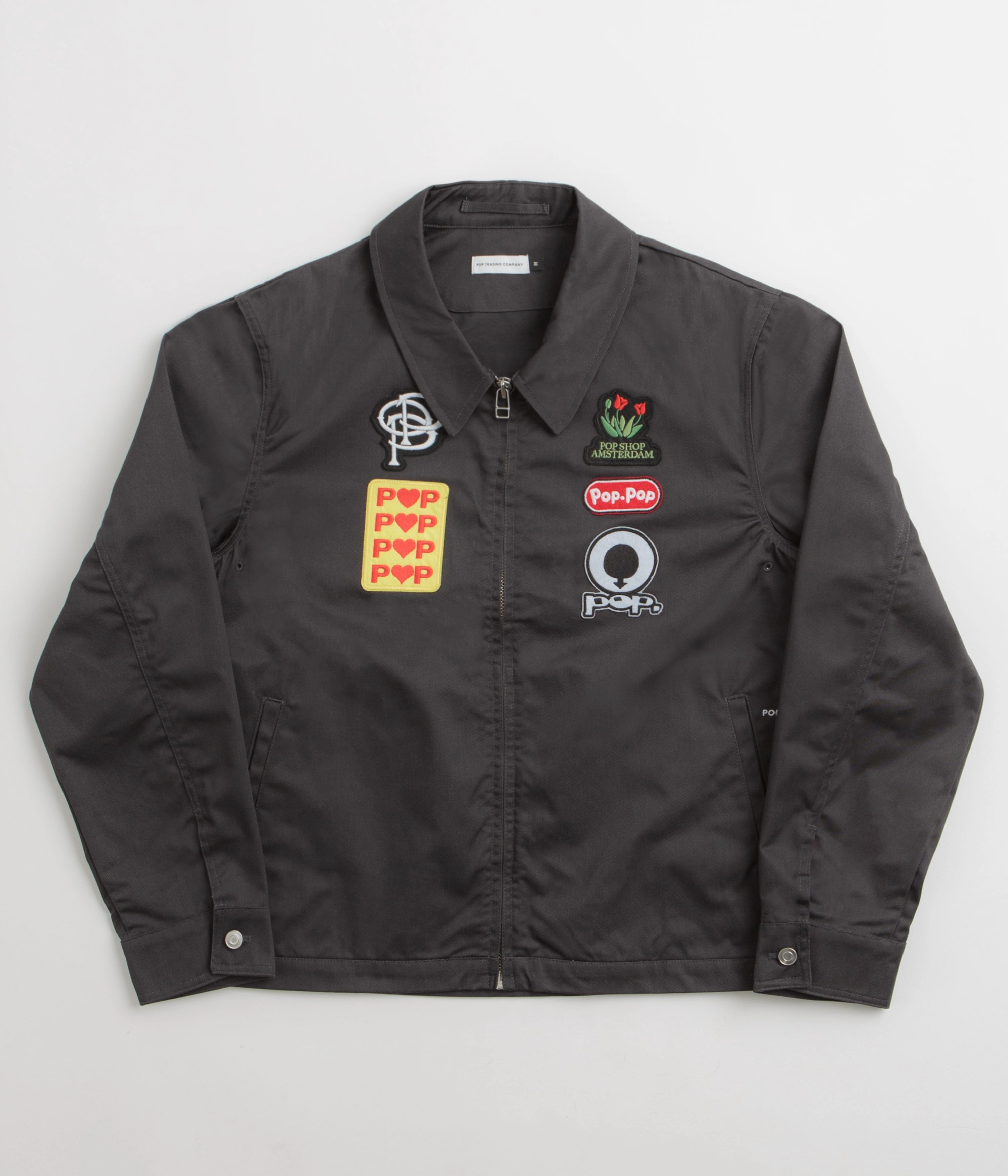 Pop Trading Company Worker Jacket - Anthracite suitable for birthdays Inspire