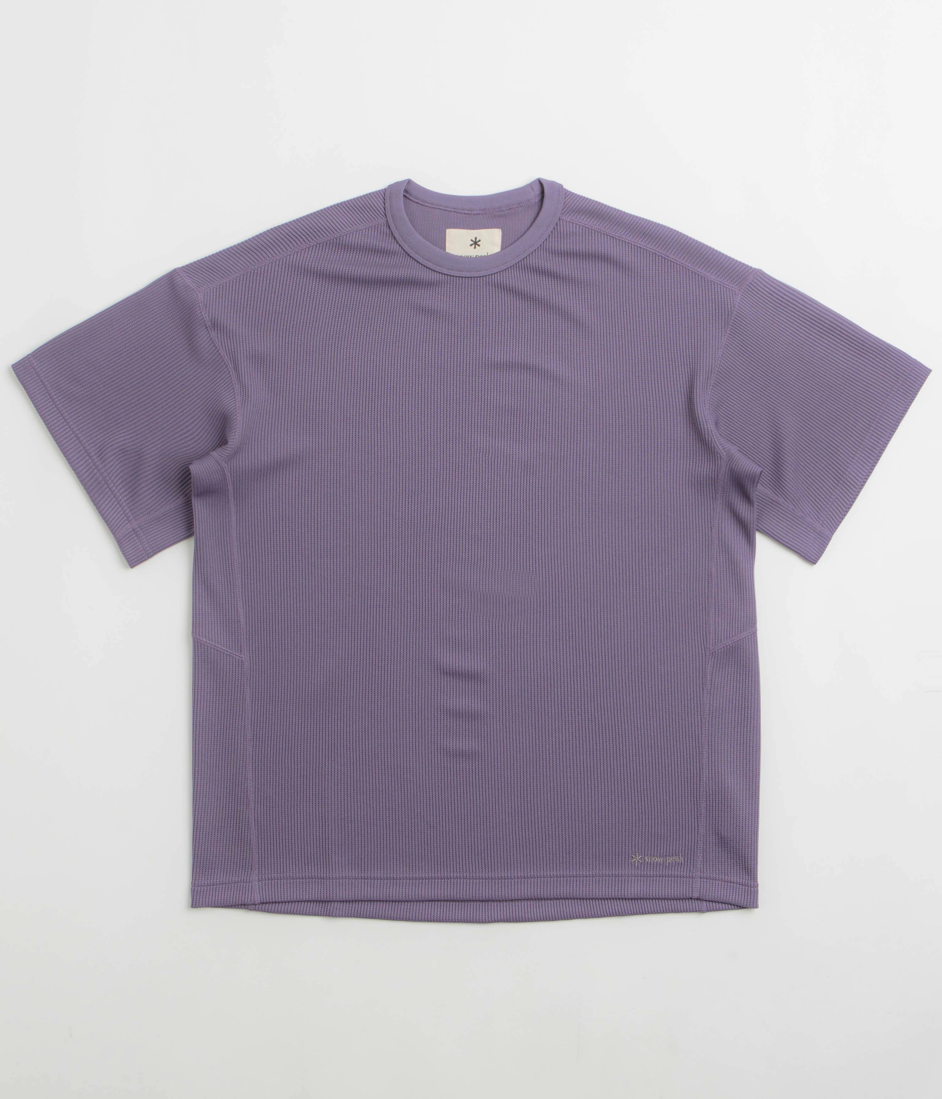 martial arts Snow Peak Dry Thermal T-Shirt - Light Purple