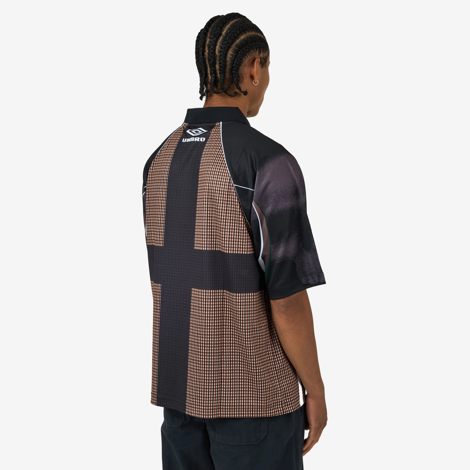 Umbro Cult Unity Check Polo Beige / Black zipper