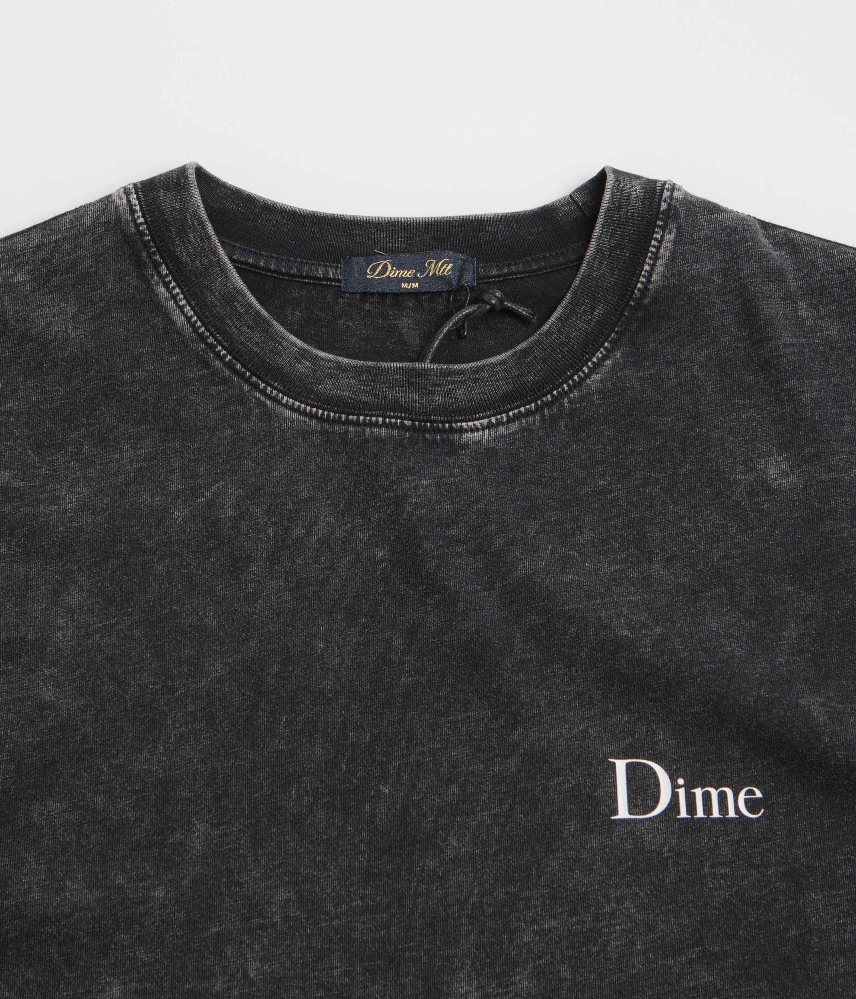 Dime Classic Small Logo T-Shirt - Faded Black water park event