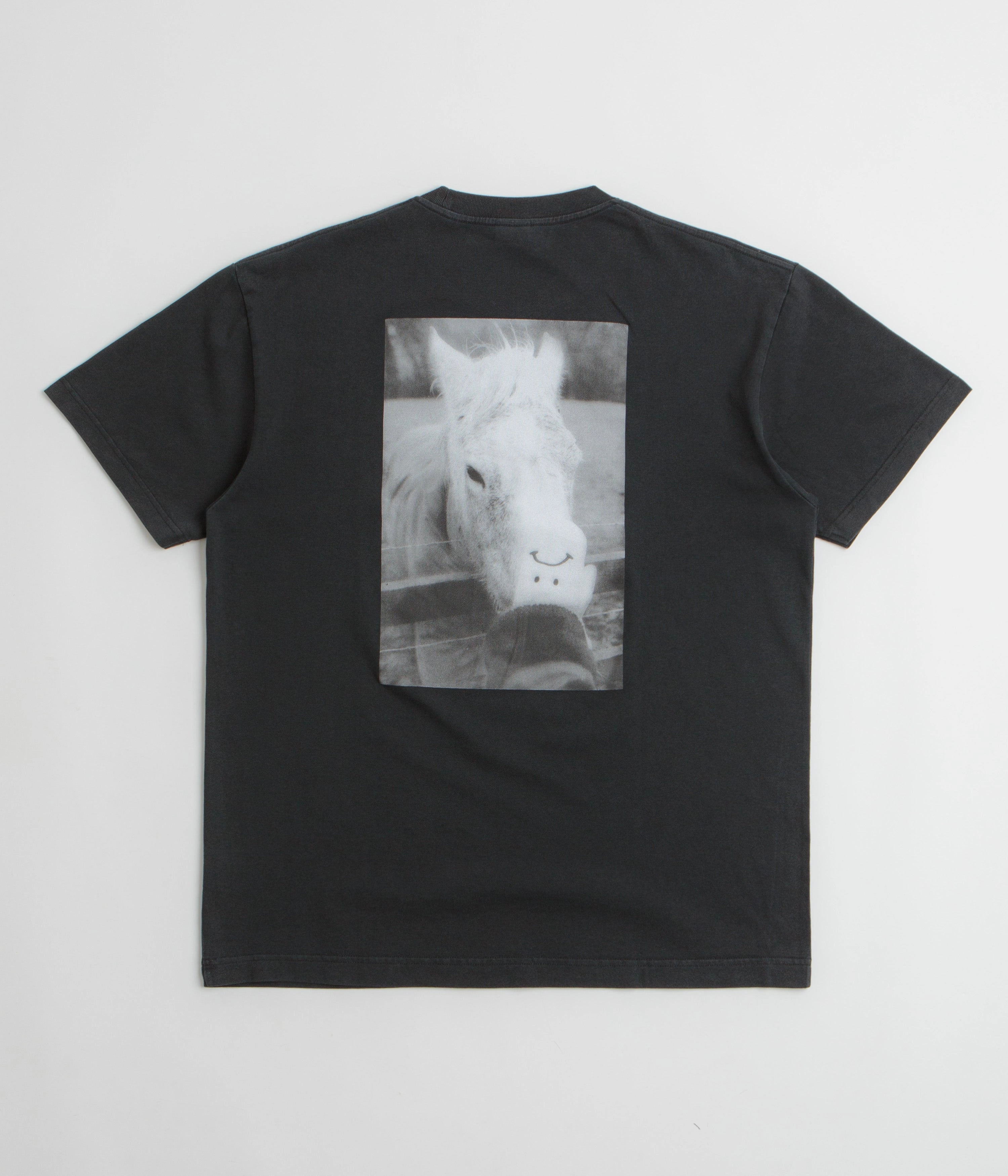 casino event Polar Horse Hand T-Shirt - Silver Black