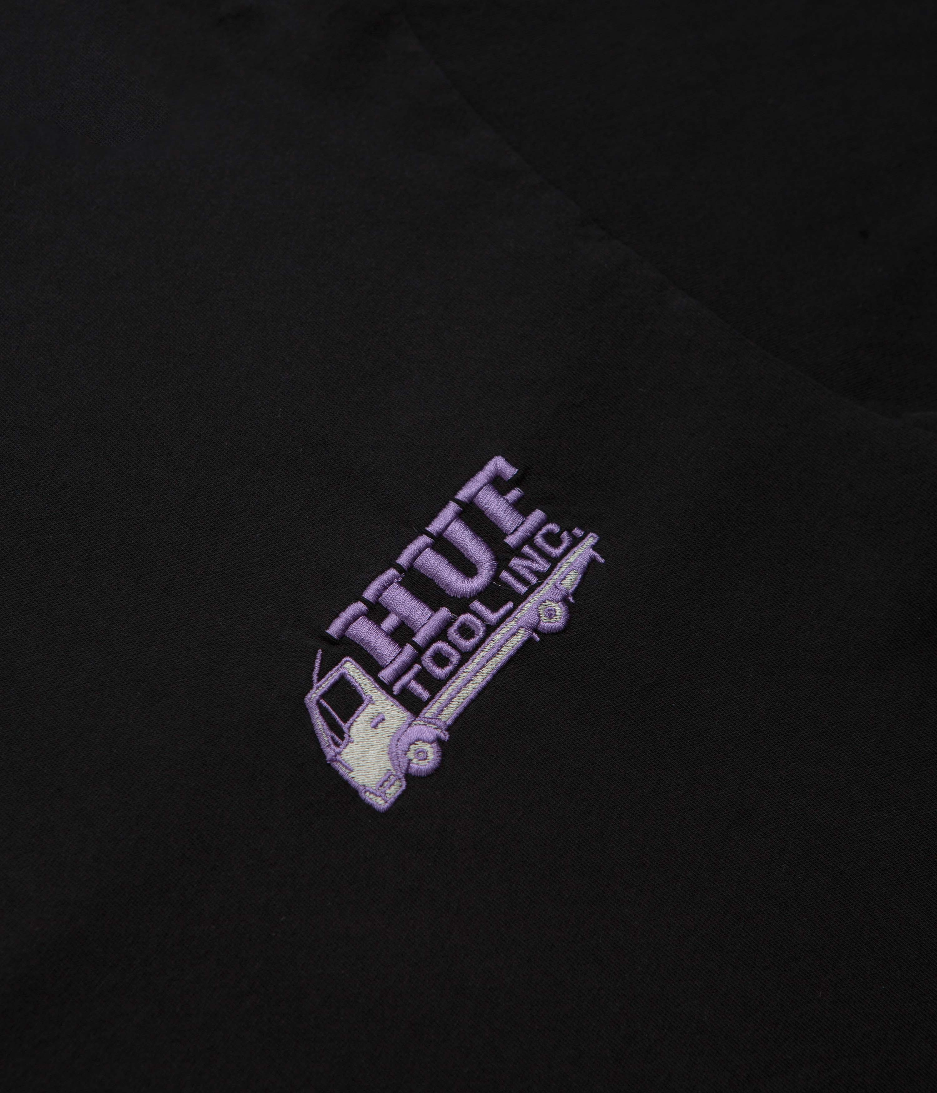Modern HUF Tool Inc Washed T-Shirt - Washed Black