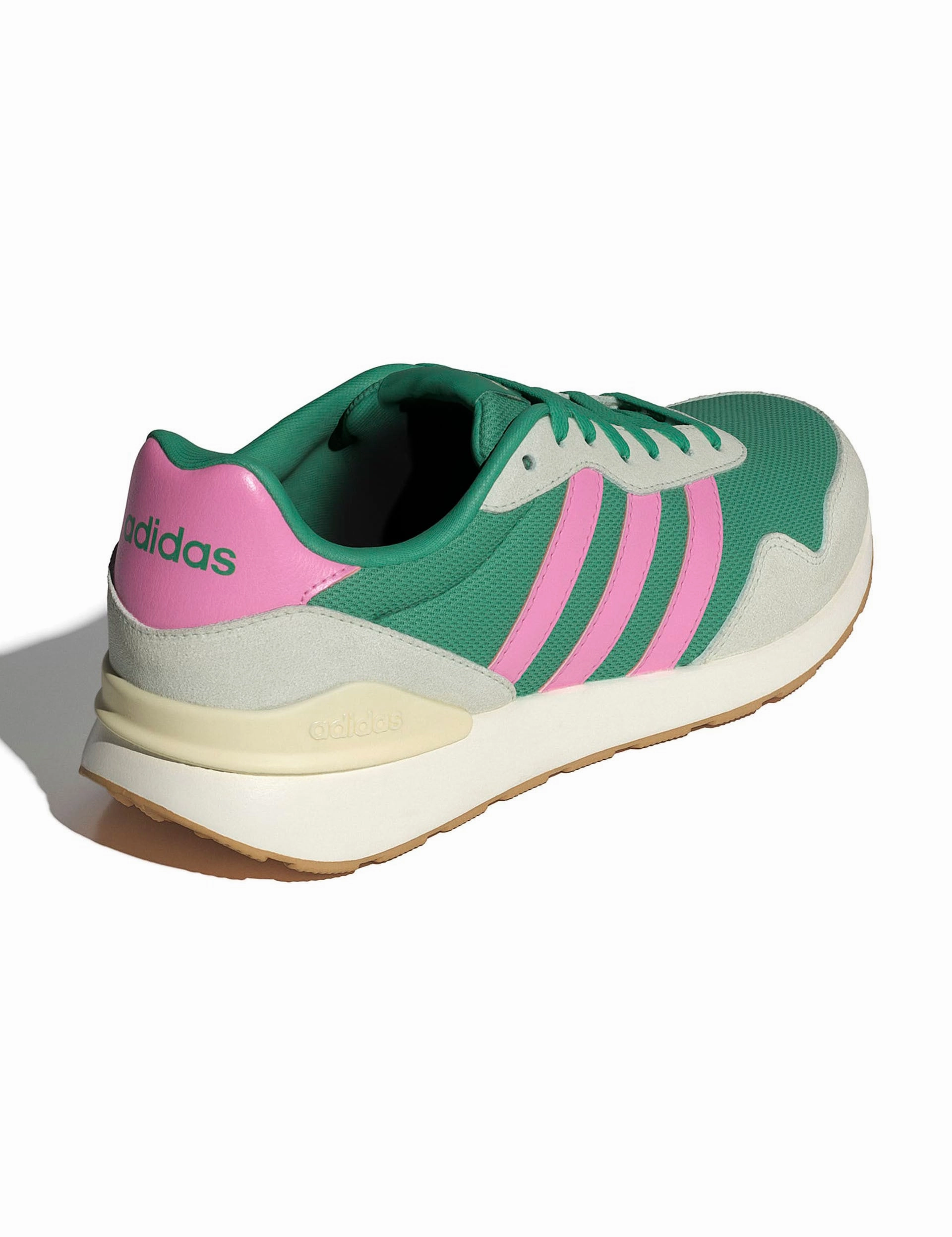 Stable Move Good Grip Run 60S 4.0 Shoes - Semi Court Green/Bliss Pink/Warm Vanilla