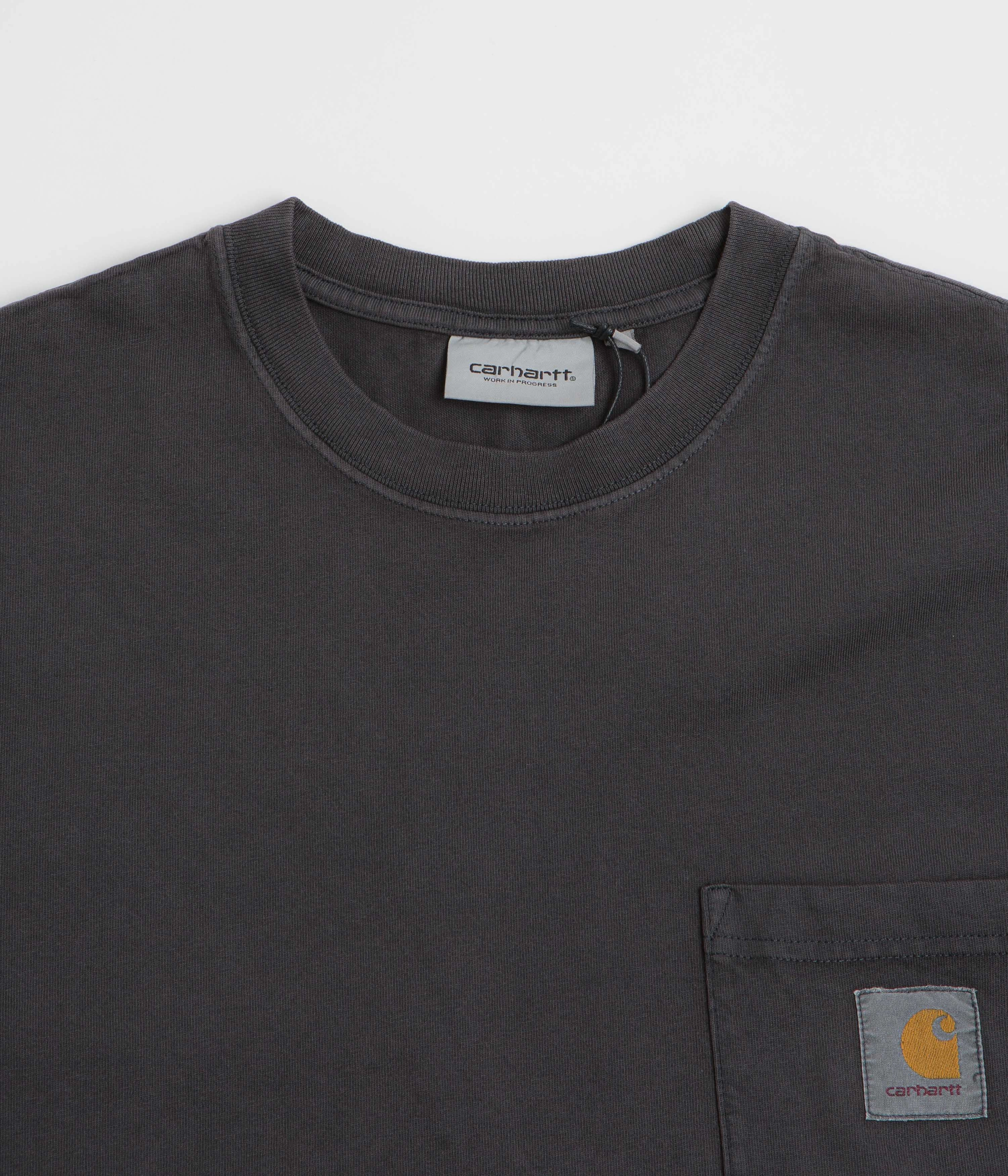 Carhartt Hudson Pocket T-Shirt - Black Abstract prints low demand