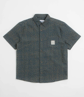 Butter Goods Equipment Short Sleeve Shirt - Navy Regular Fit