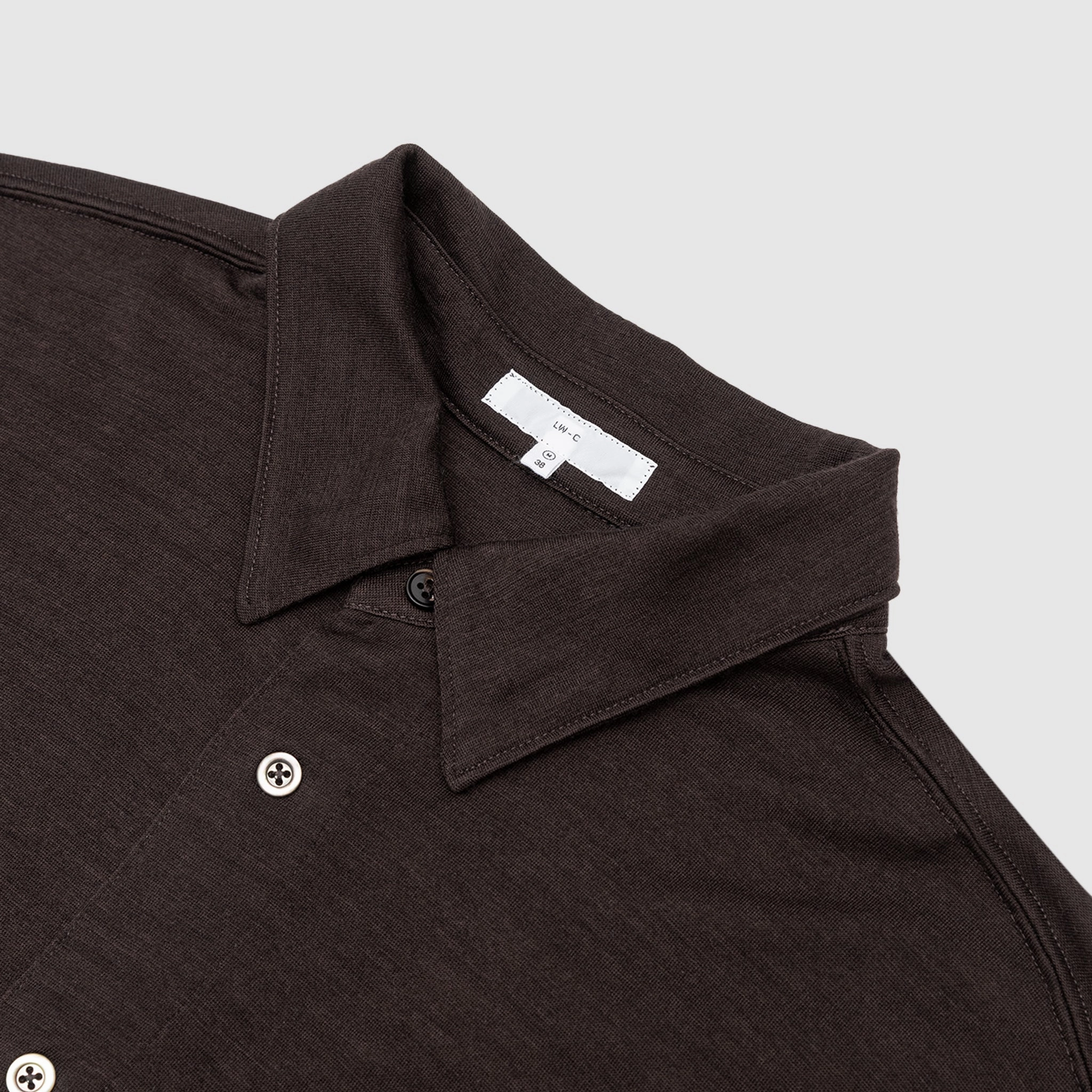 garden party WOOL BUTTON UP