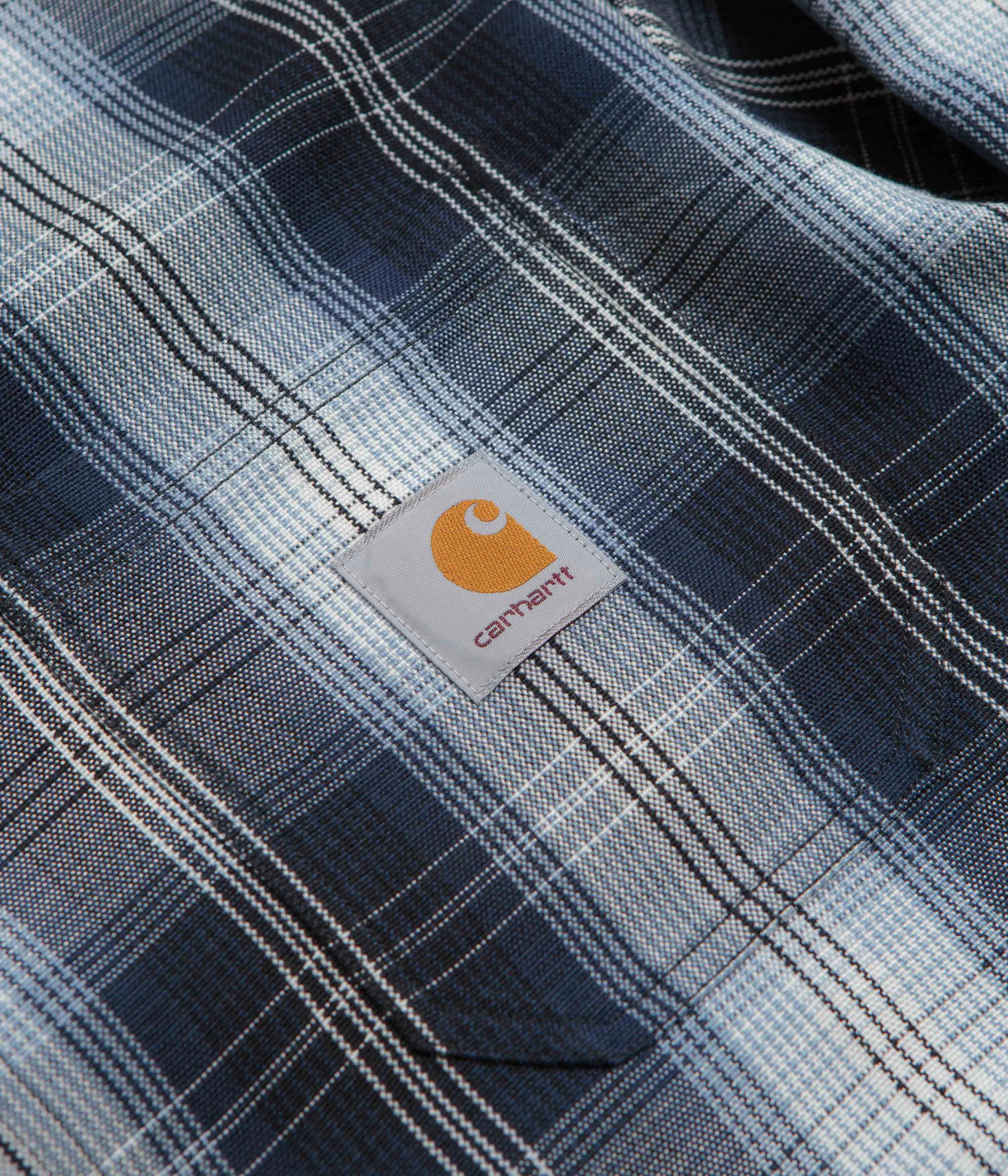 Shimmer Effect Ventilated Back Carhartt Blanton Shirt - Blanton Check / Mizar