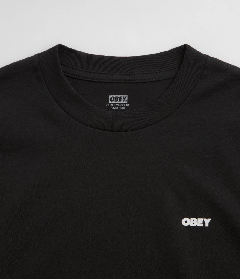 Obey Bold Eye T-Shirt - Black Prom look