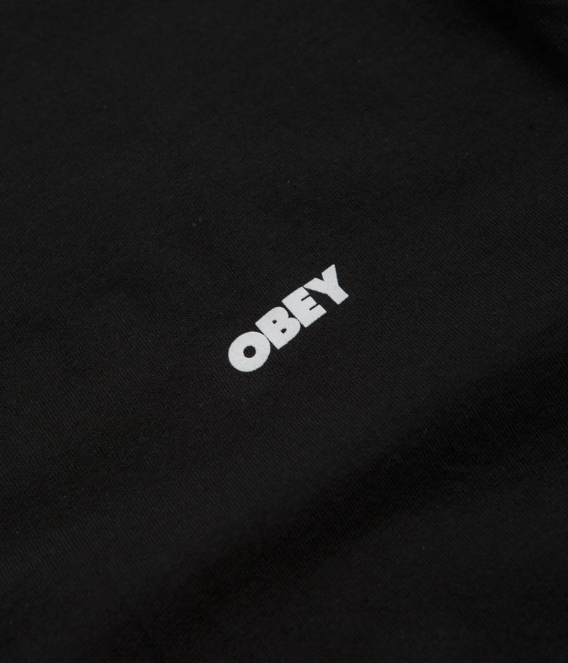 Obey Bold Eye T-Shirt - Black Wide waistband hockey event