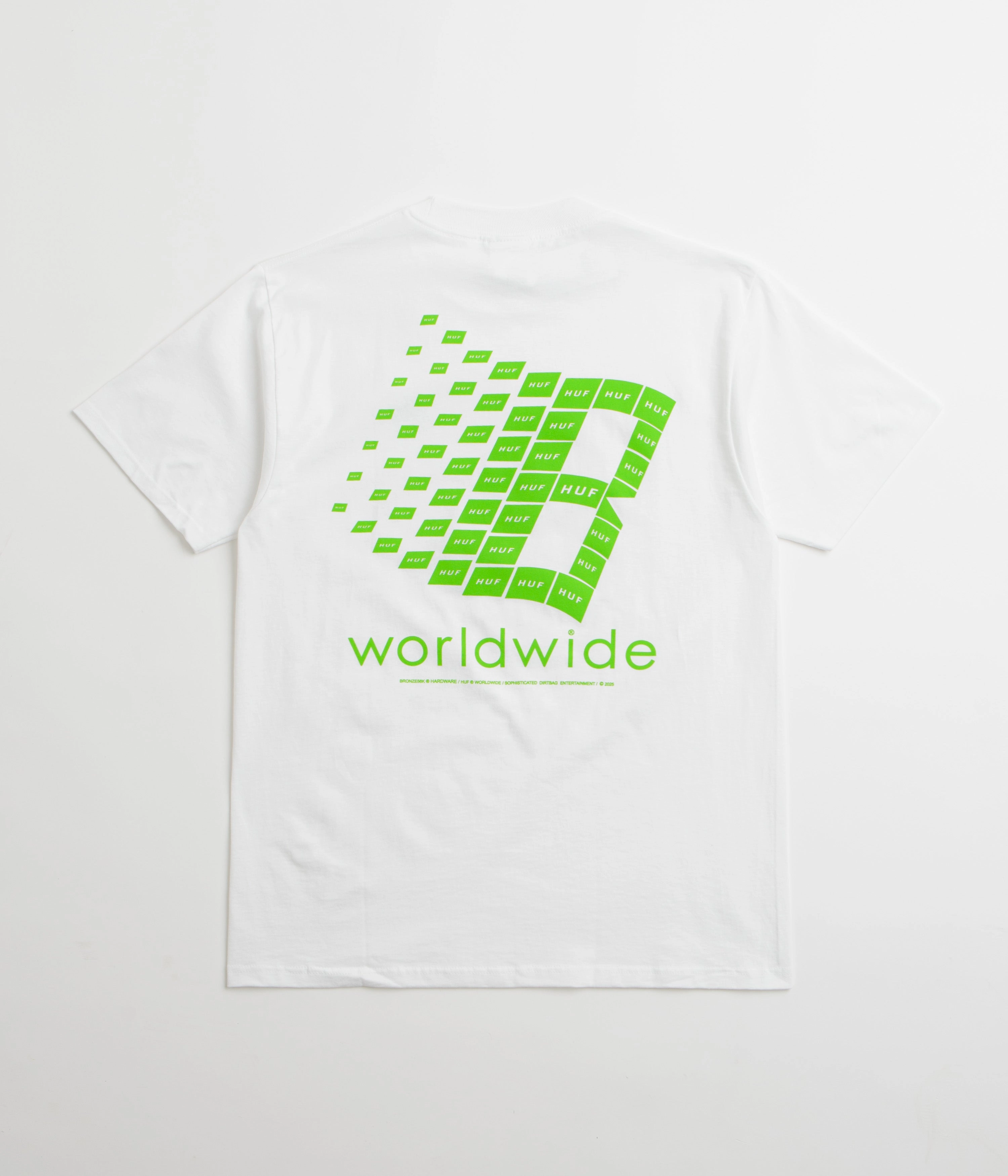 Busy street cinema venue HUF x Bronze 56K T-Shirt - White