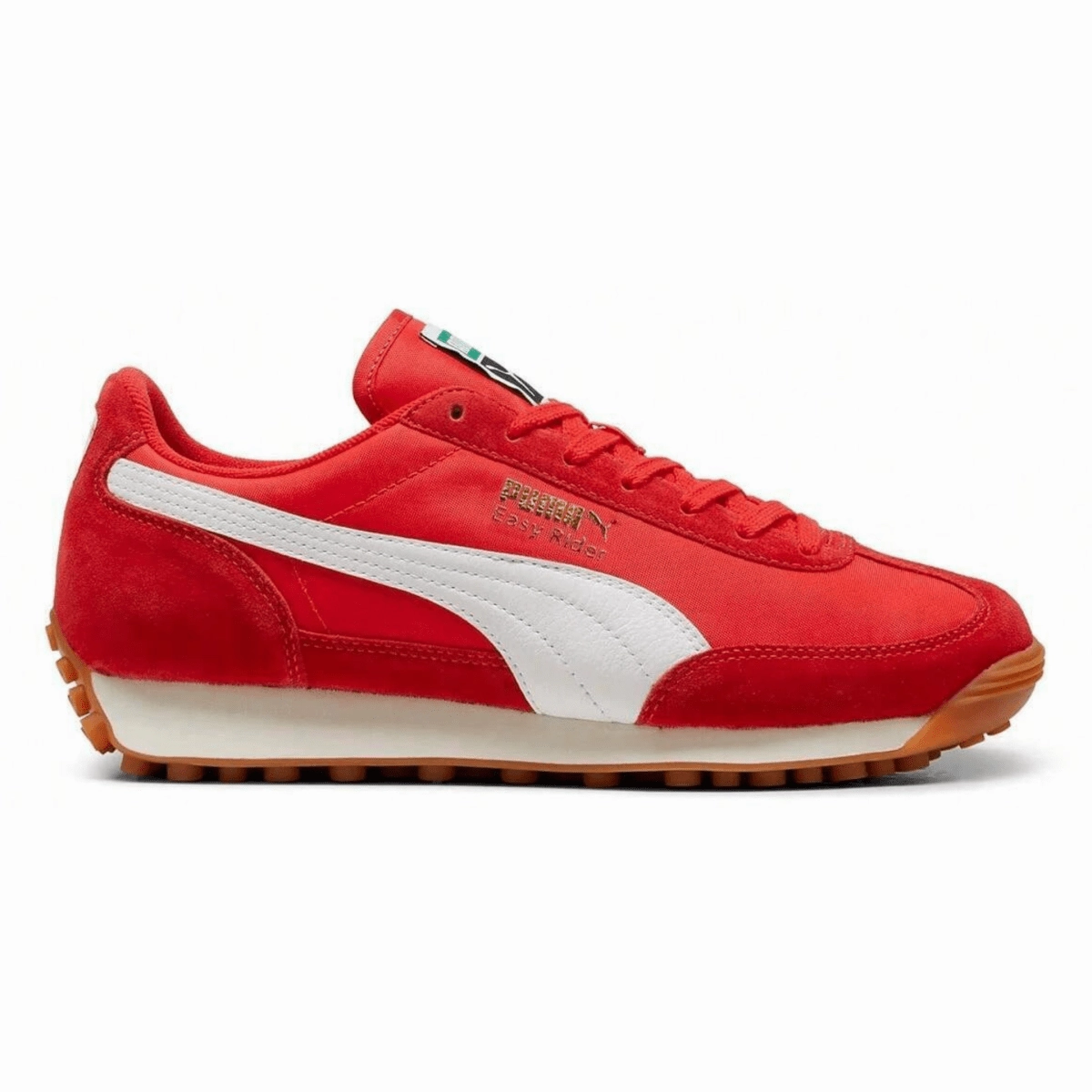 Superior Performance Breathable Airflow Channels Puma Men's Easy Rider Vintage PUMA Red/PUMA White
