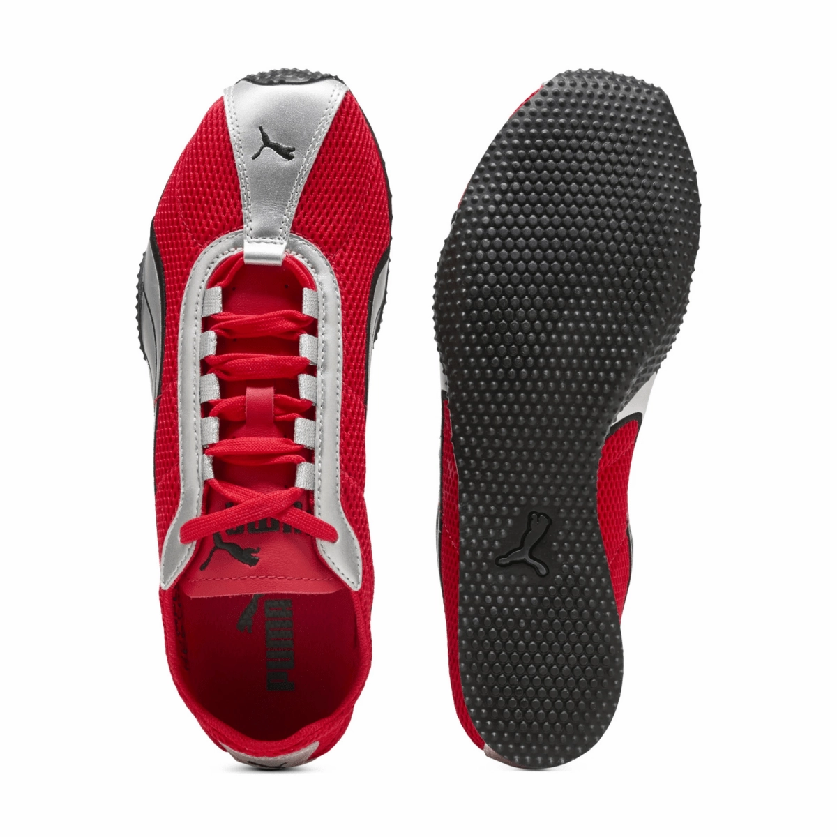 Puma Men's H-Street OG PUMA Red/PUMA Silver Multi Density Foam Snug Heel Lock