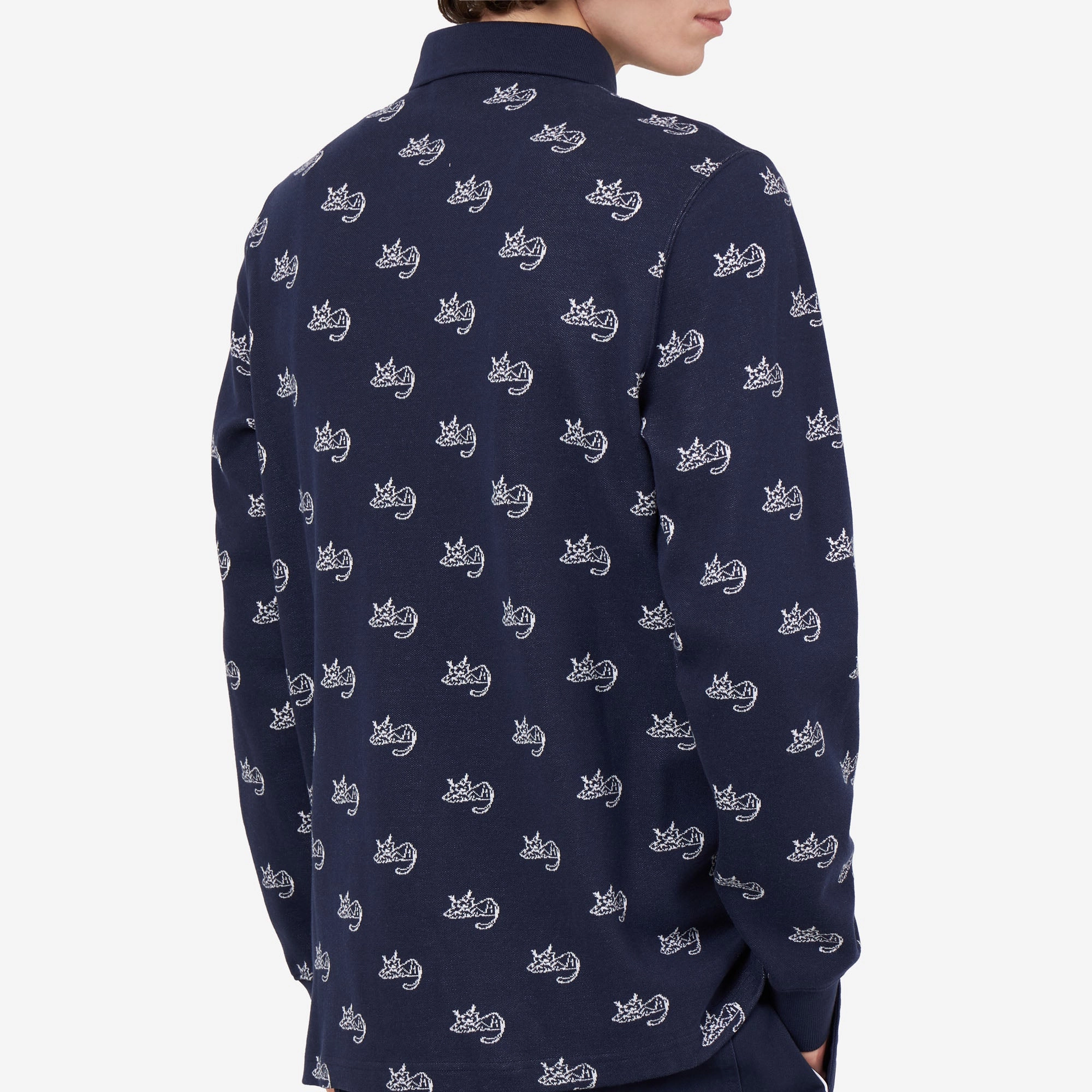 Puma x Noah Jacquard Polo Shirt / Puma Navy Vibrant Colors