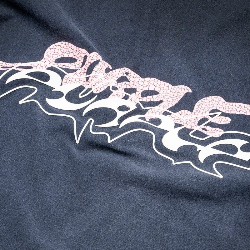 Dinner Purple Brand Double Trouble Tee - Black