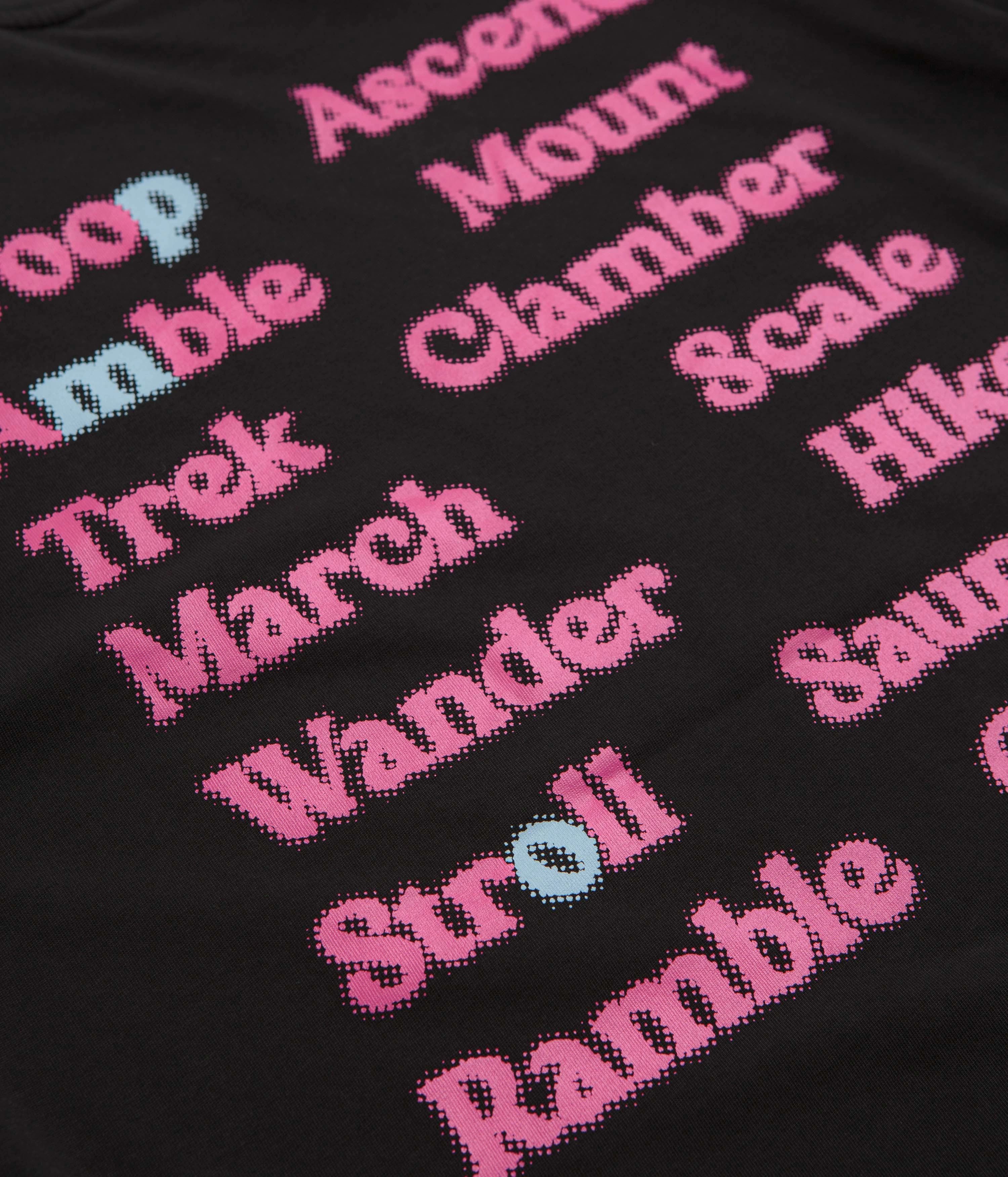 Pullover Hand washable Purple Mountain Observatory Ascend T-Shirt - Black