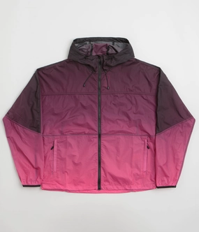 Non Restrictive Cut Purple Mountain Observatory Breeze Jacket - Rasberry Ombre
