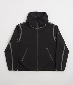 Purple Mountain Observatory Soft Shell Balaclava Jacket - Black Functional Comfort