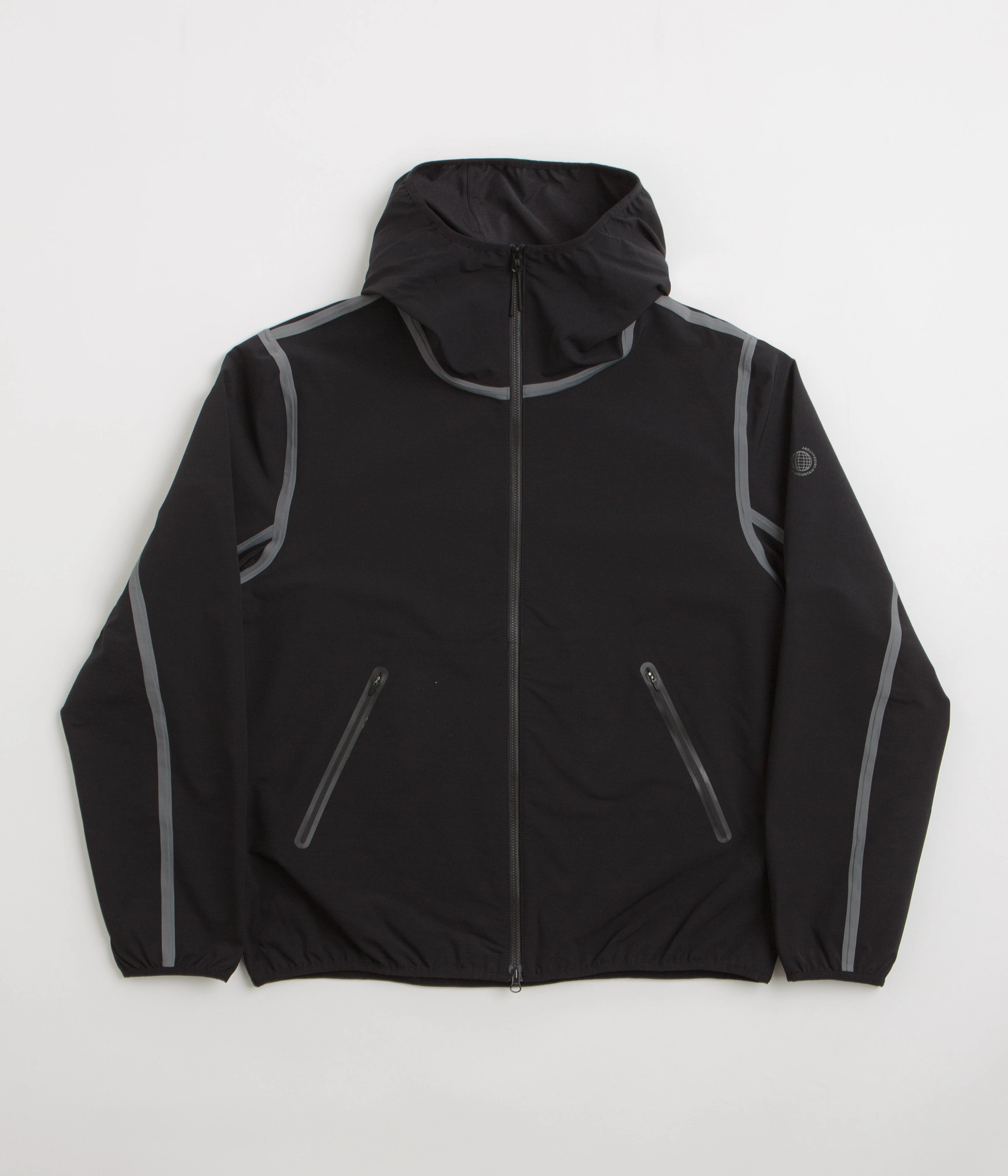 Purple Mountain Observatory Soft Shell Balaclava Jacket - Black Functional Comfort