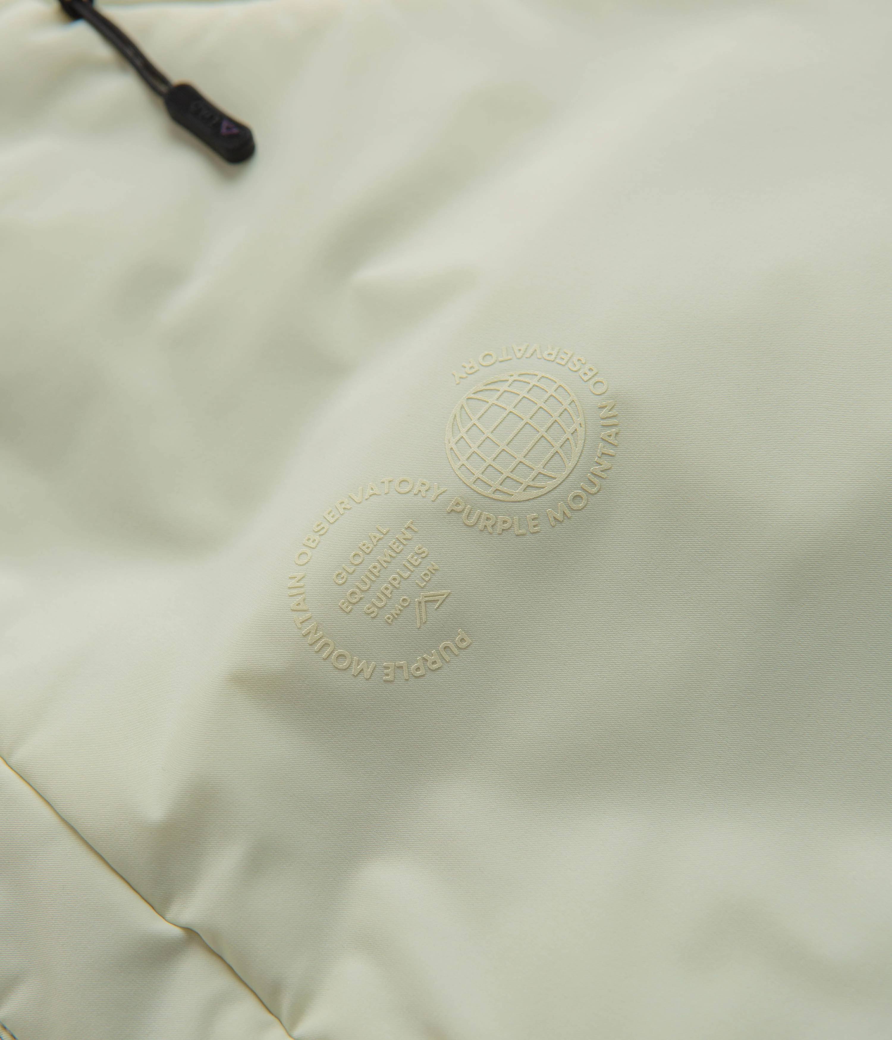 Reversible Protection Purple Mountain Observatory Water Repel Kyoto Quilted Vest - Bone