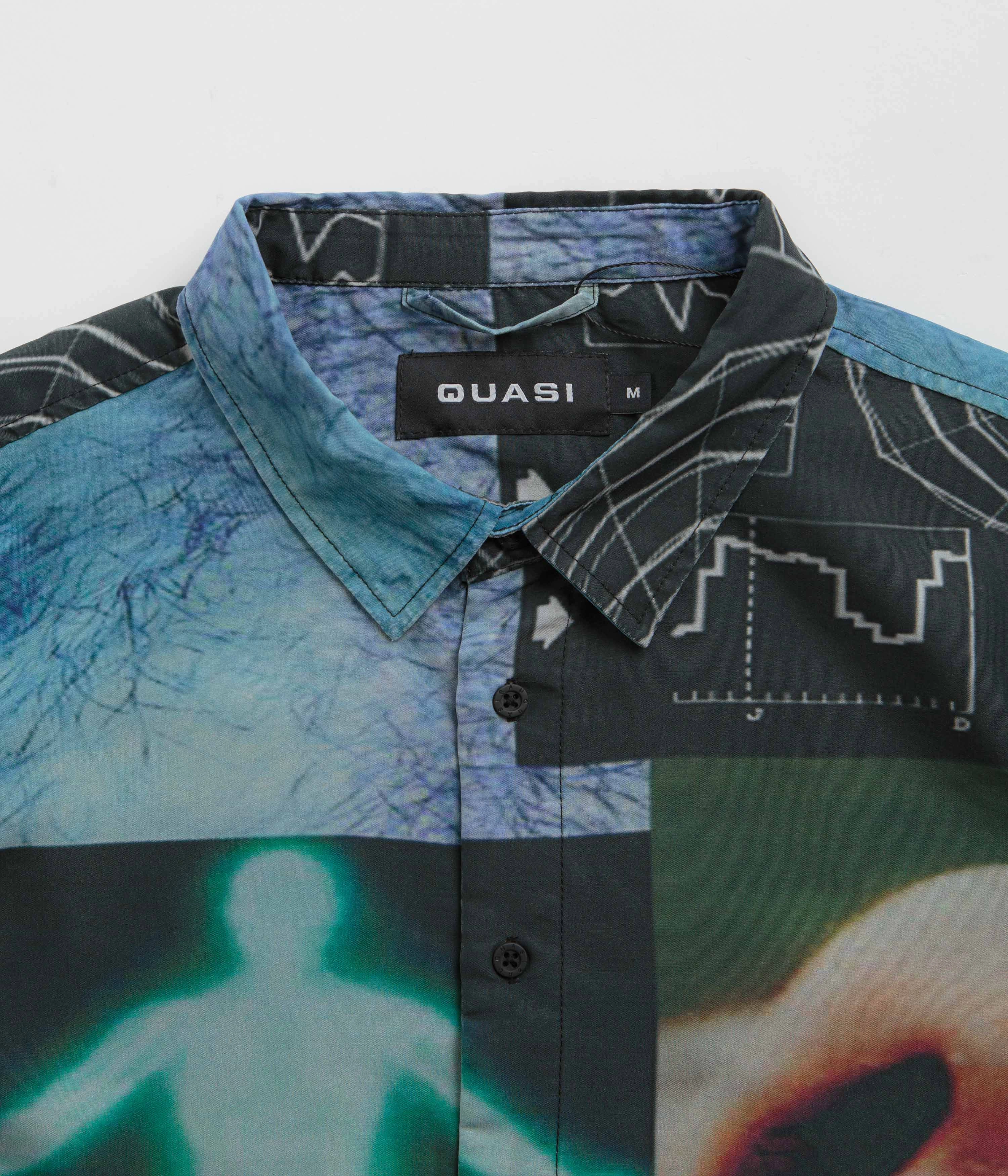 Quasi Short Sleeve Shirt - Multi Lightweight Material Minimalist Look