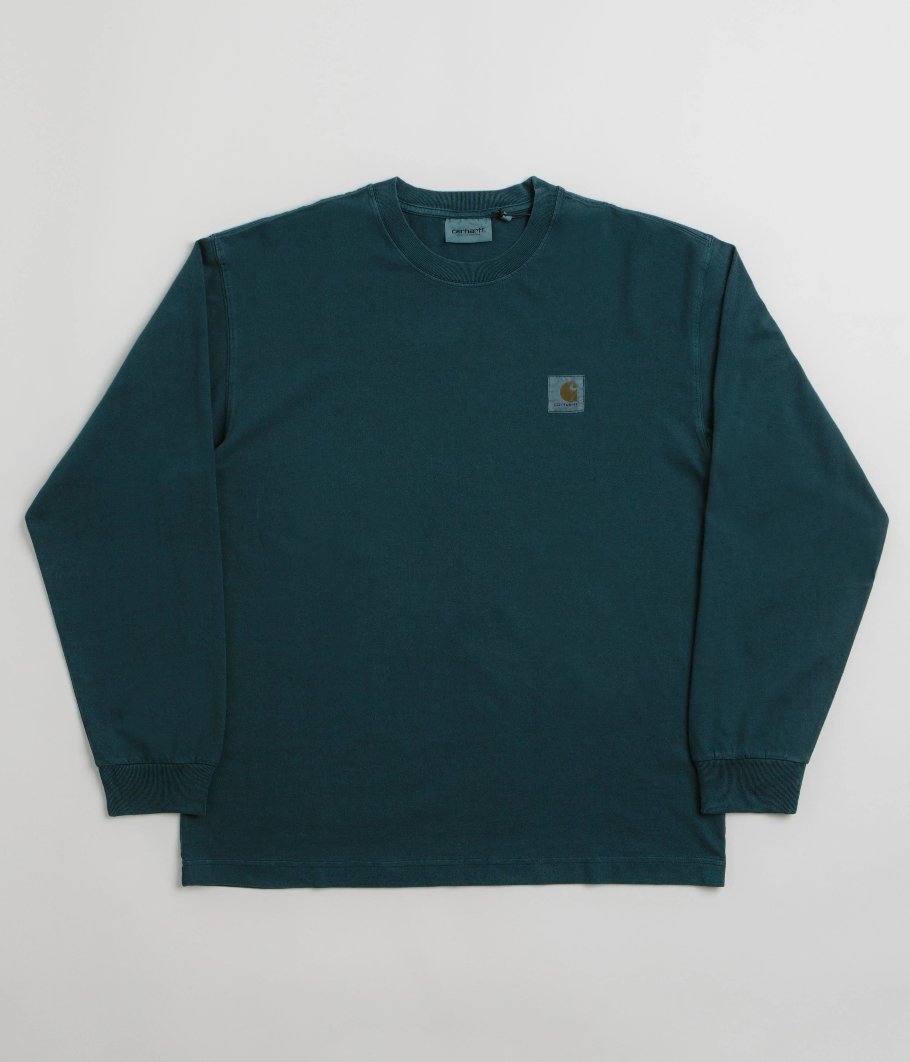 Camping site Carhartt Vista Long Sleeve T-Shirt - Deep Lagoon