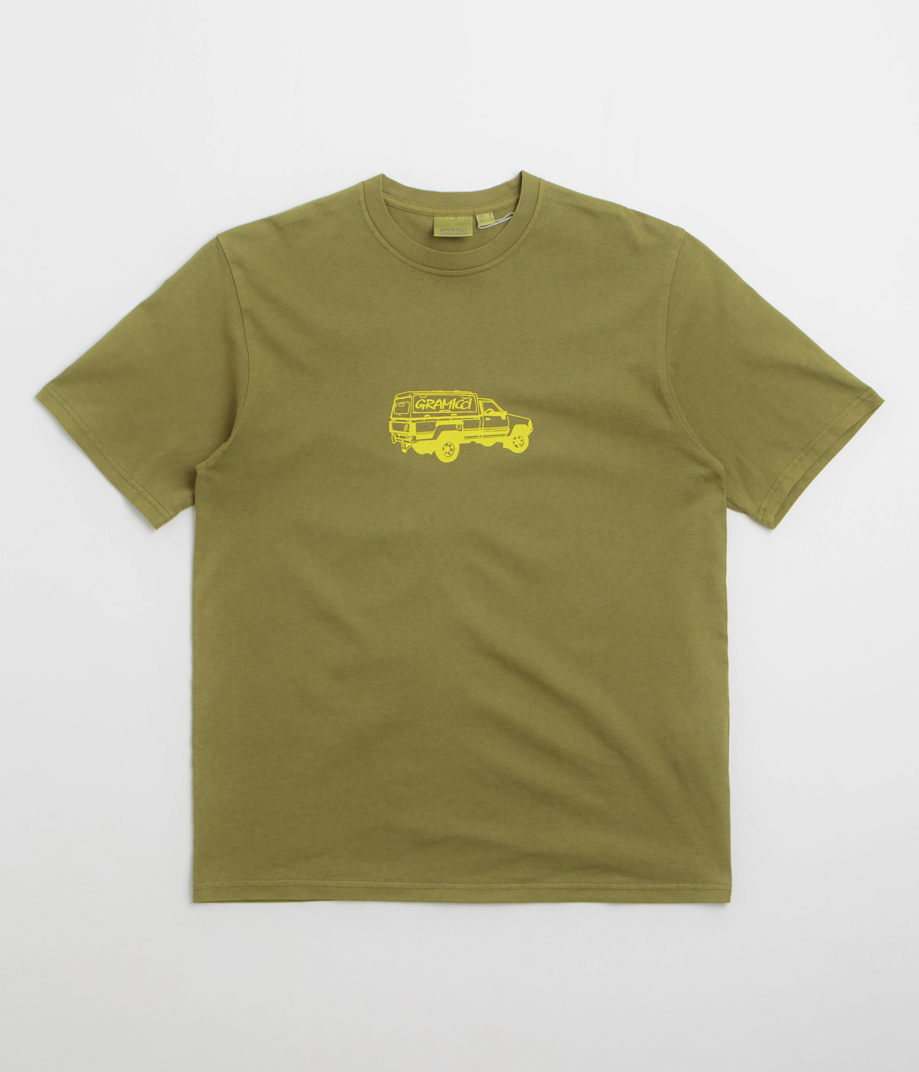 tunic silhouette Gramicci Truck T-Shirt - Pistachio Pigment