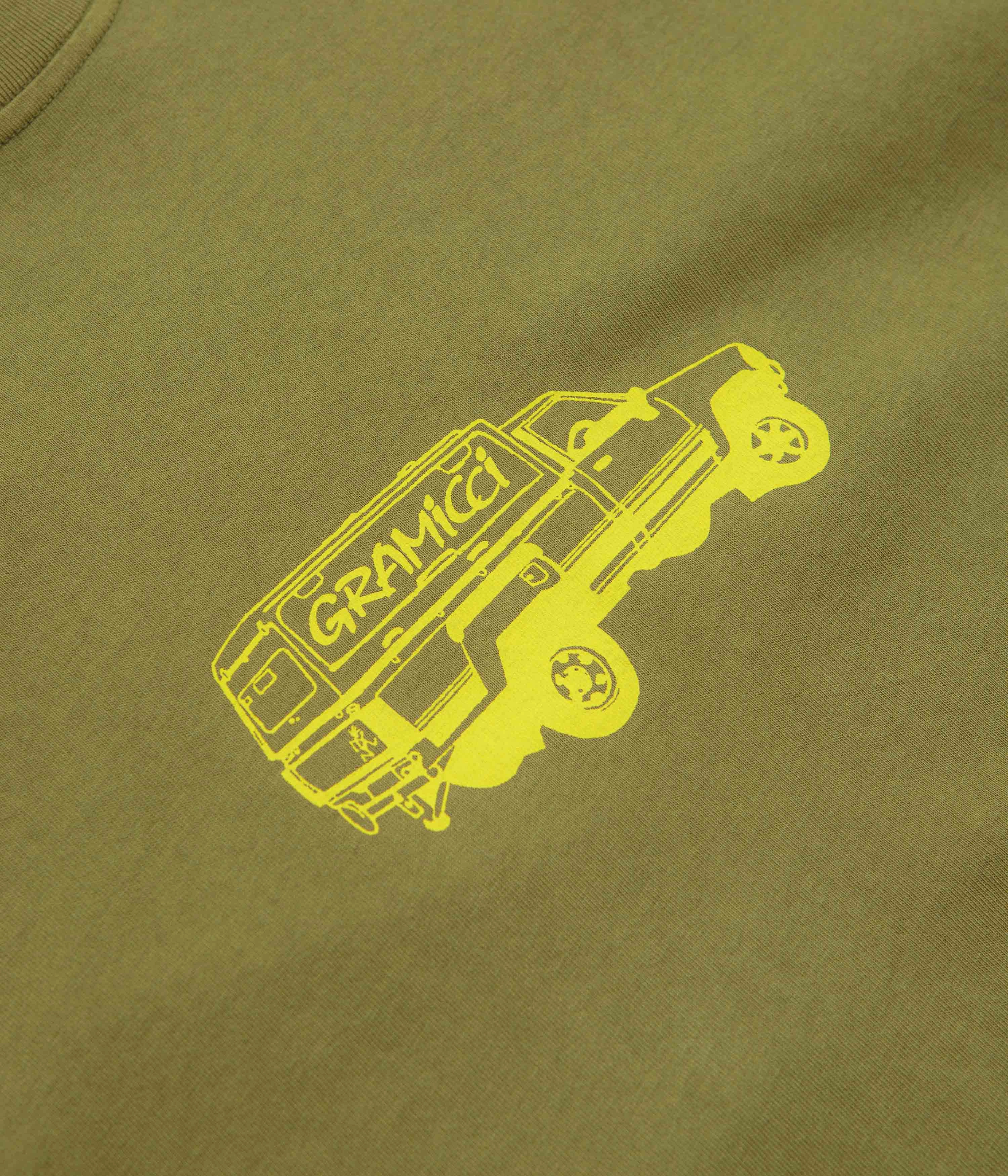 Gramicci Truck T-Shirt - Pistachio Pigment camping clothes
