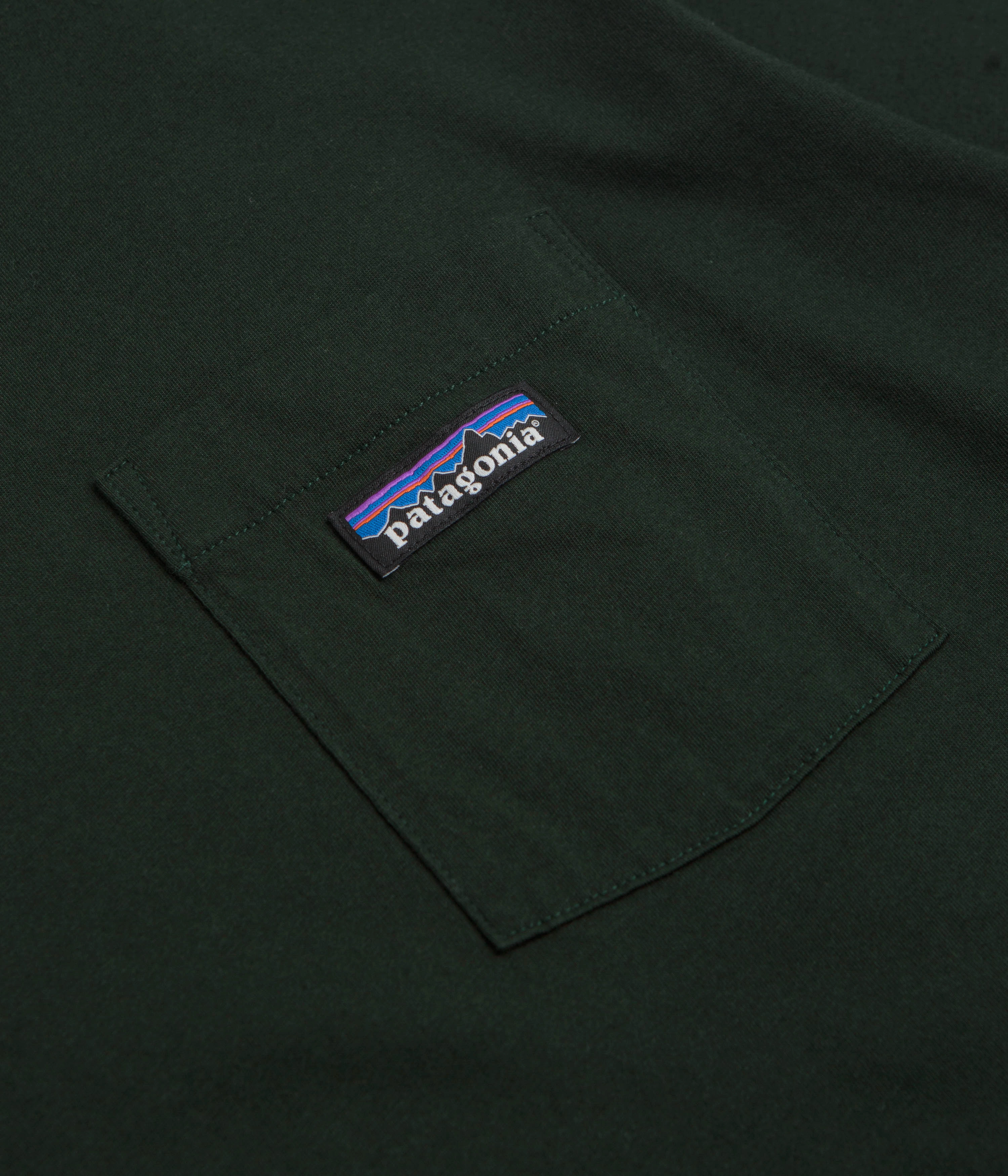 sequin Patagonia Daily Pocket T-Shirt - Old Growth Green