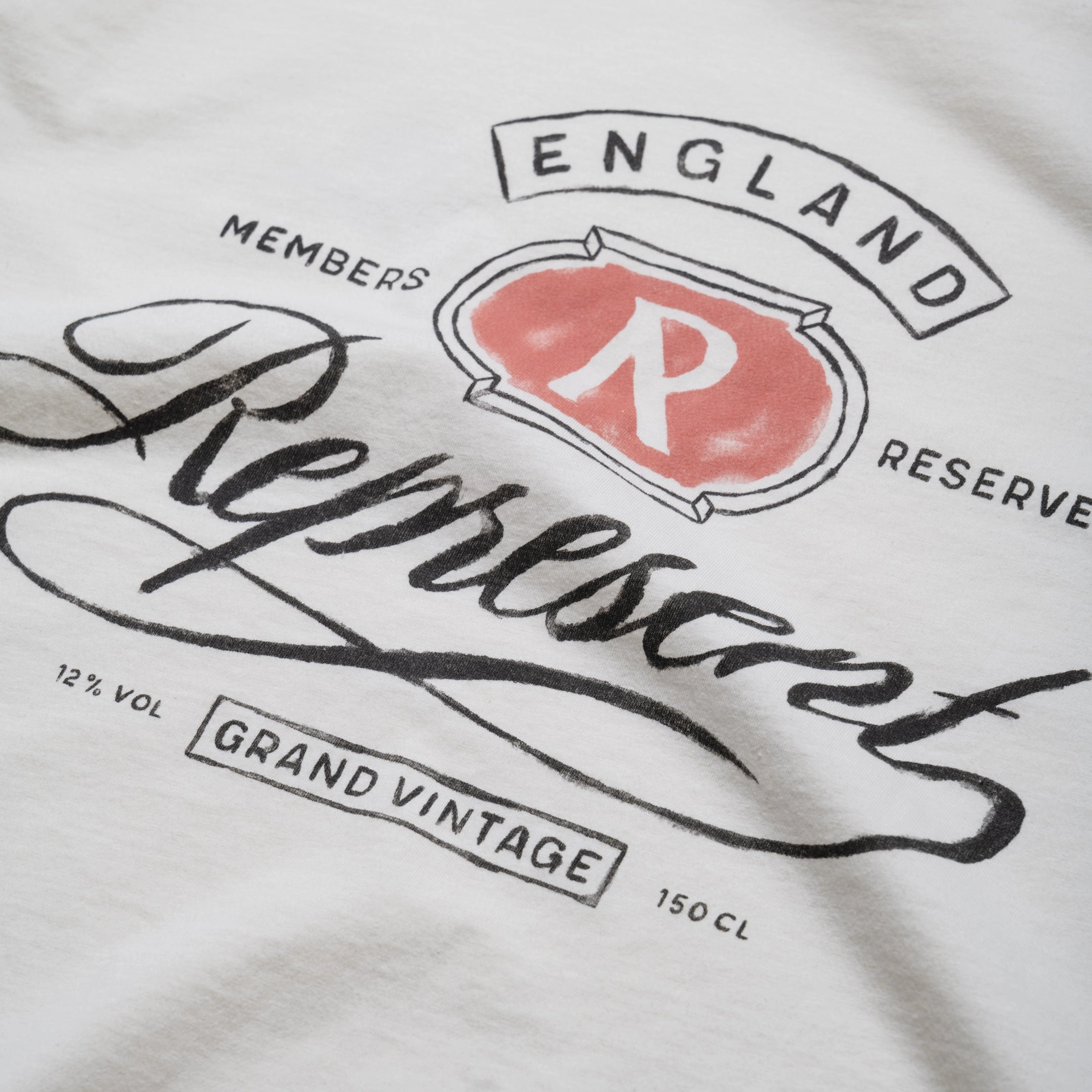Represent Grand Vintage Hand Drawn Tee - Aged White tent venue