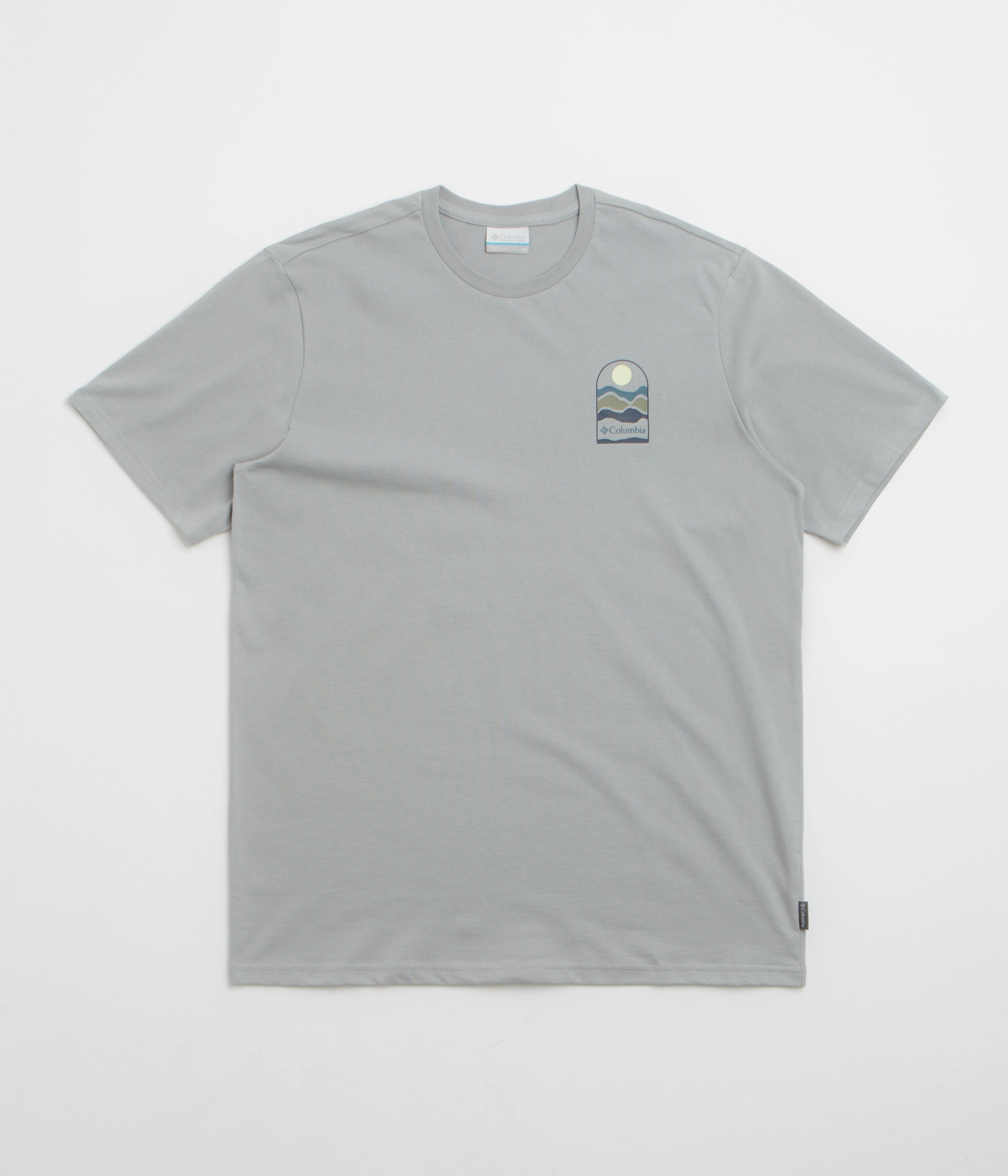 Columbia Explorers Canyon Back T-Shirt - Columbia Grey / Get Hiked cardigan silhouette skiing event