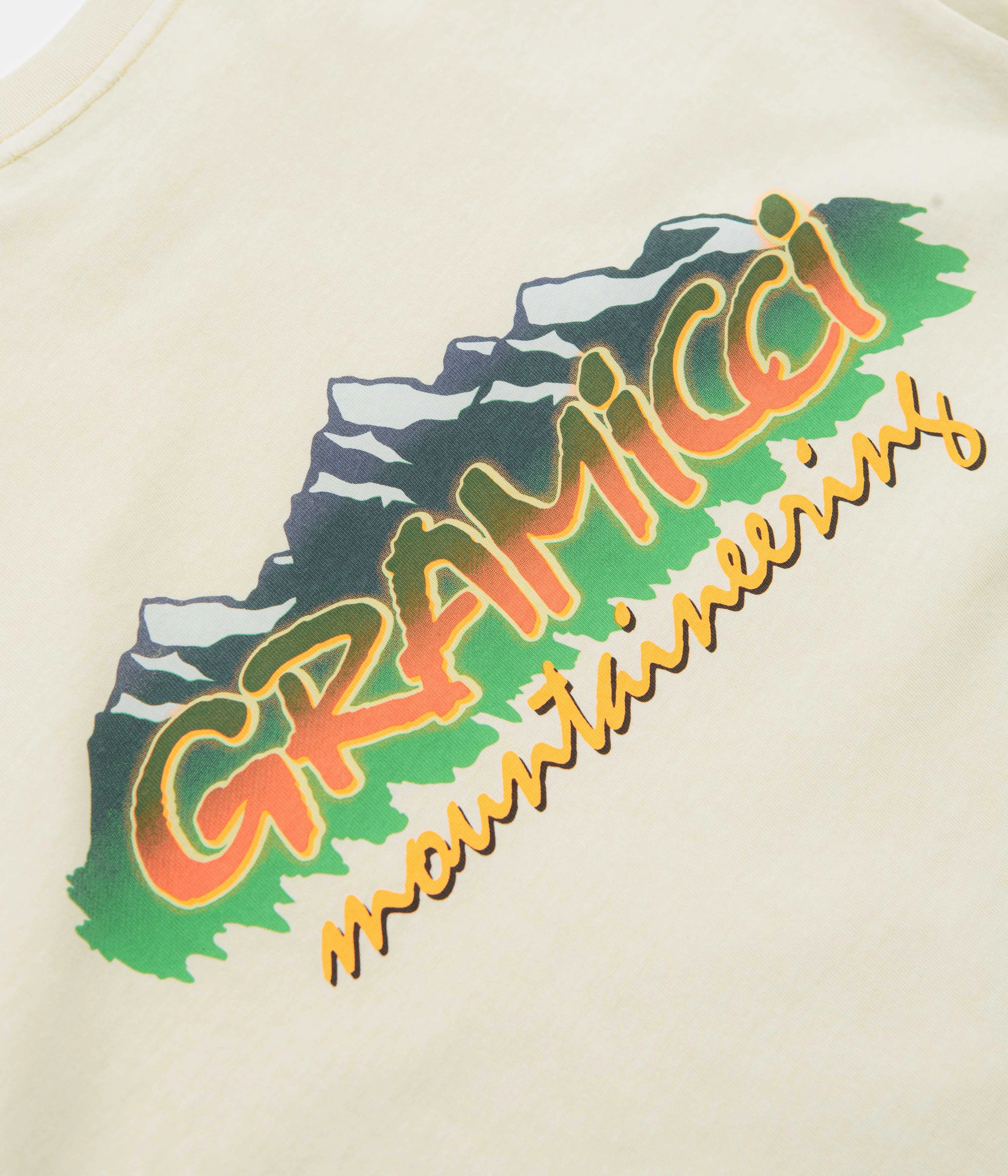 sleep shorts silhouette Quick Dry Technology Gramicci Mountaineering T-Shirt - Natural Pigment