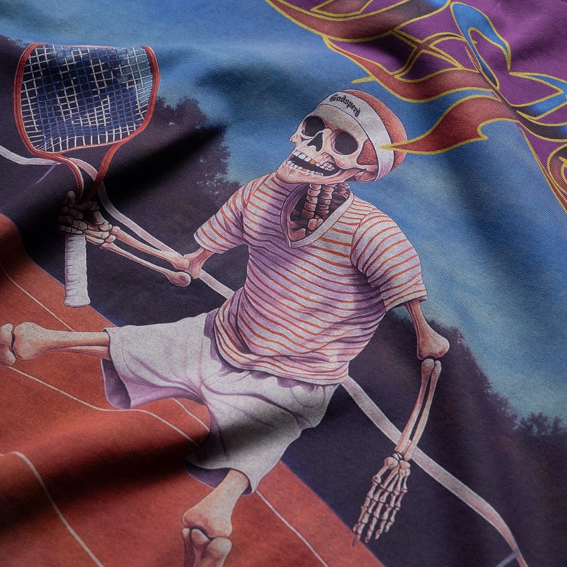 Godspeed New York Top Spin Tee - Purple Wash family venue event