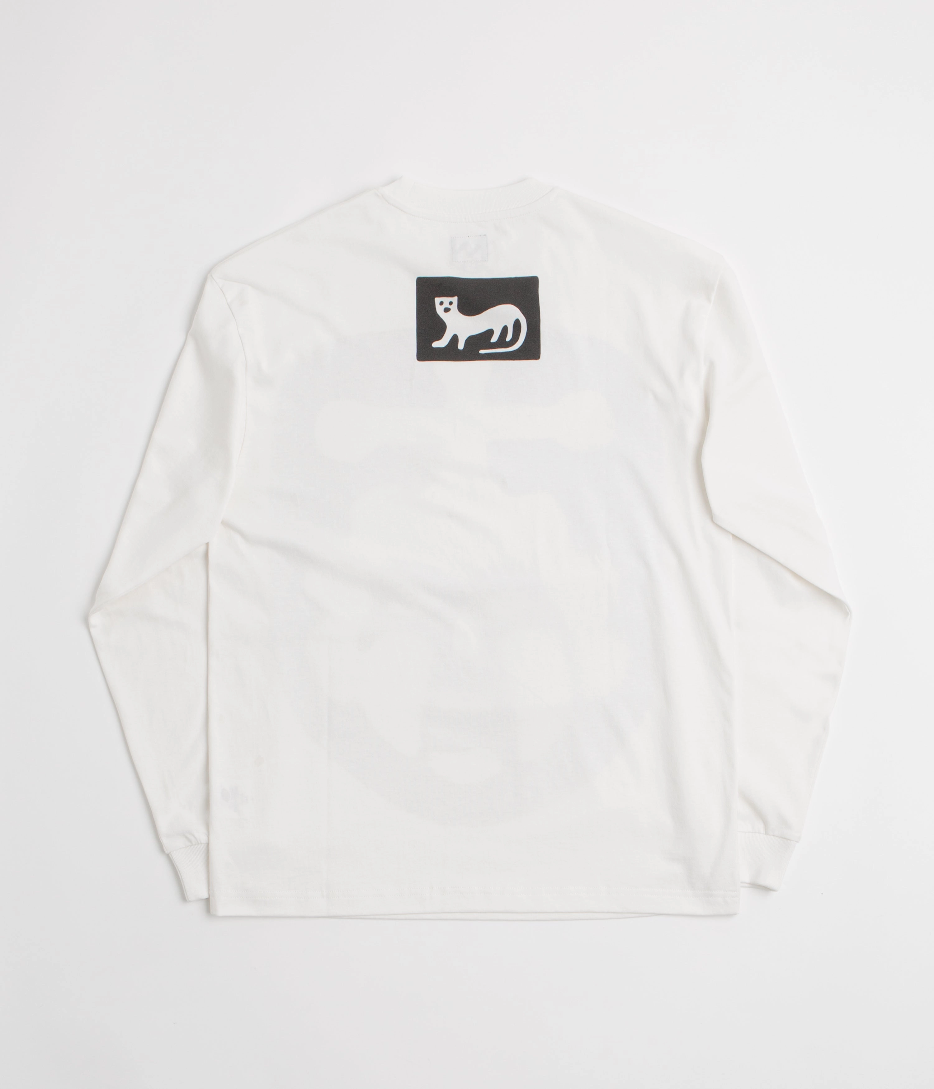 Camping site Paisley The Trilogy Tapes Screwhead Long Sleeve T-Shirt - White