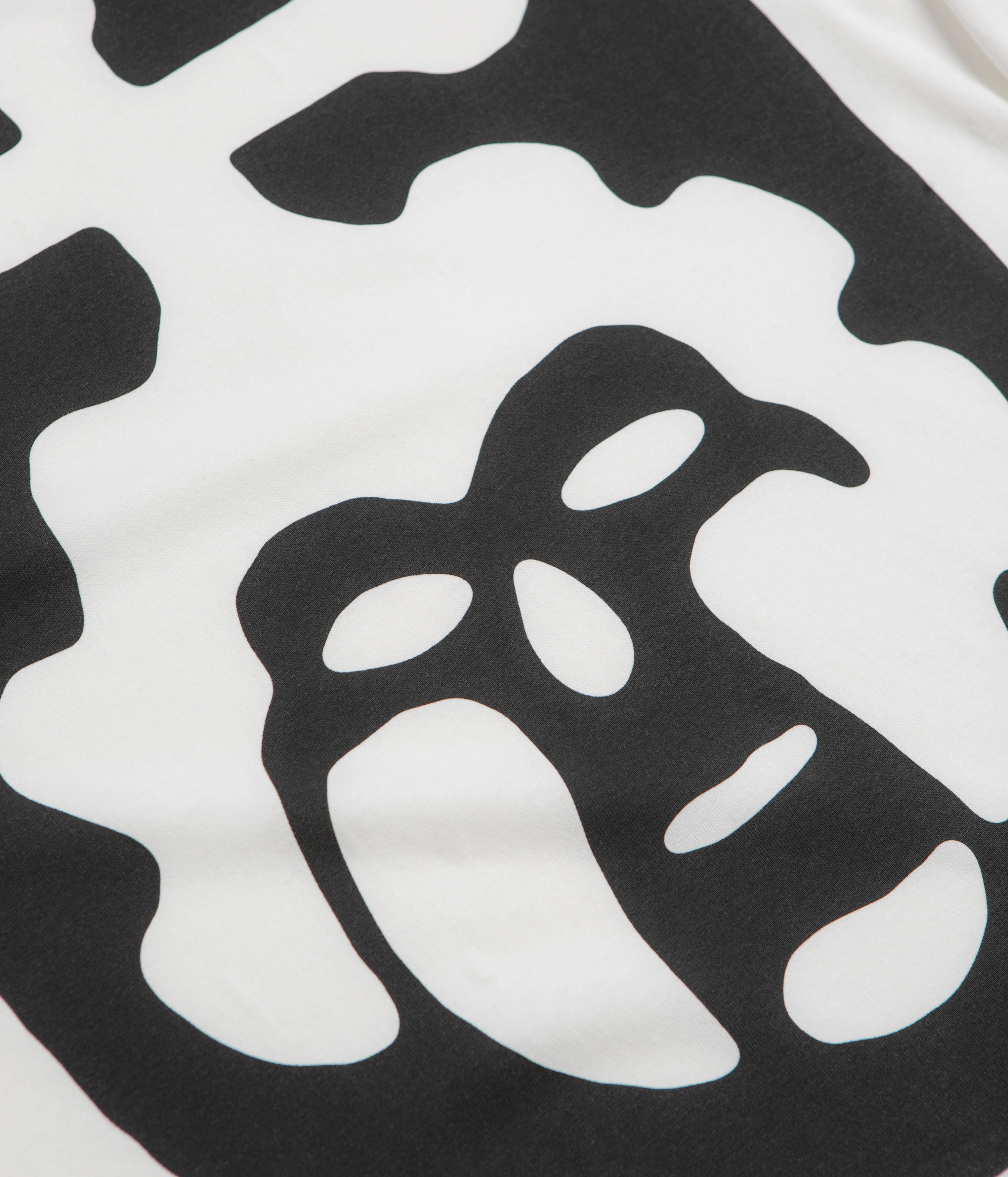 The Trilogy Tapes Screwhead Long Sleeve T-Shirt - White Circular Knit Collar