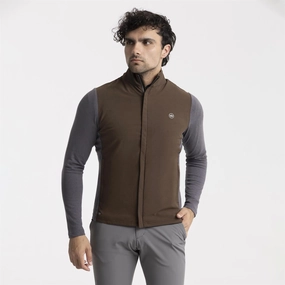 design Solstice Performance Hybrid Full Zip Cardigan Antique Walnut