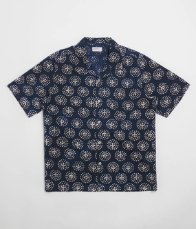 Universal Works Road Shirt - Navy / Magic Circle comfortable option Versatile Layering