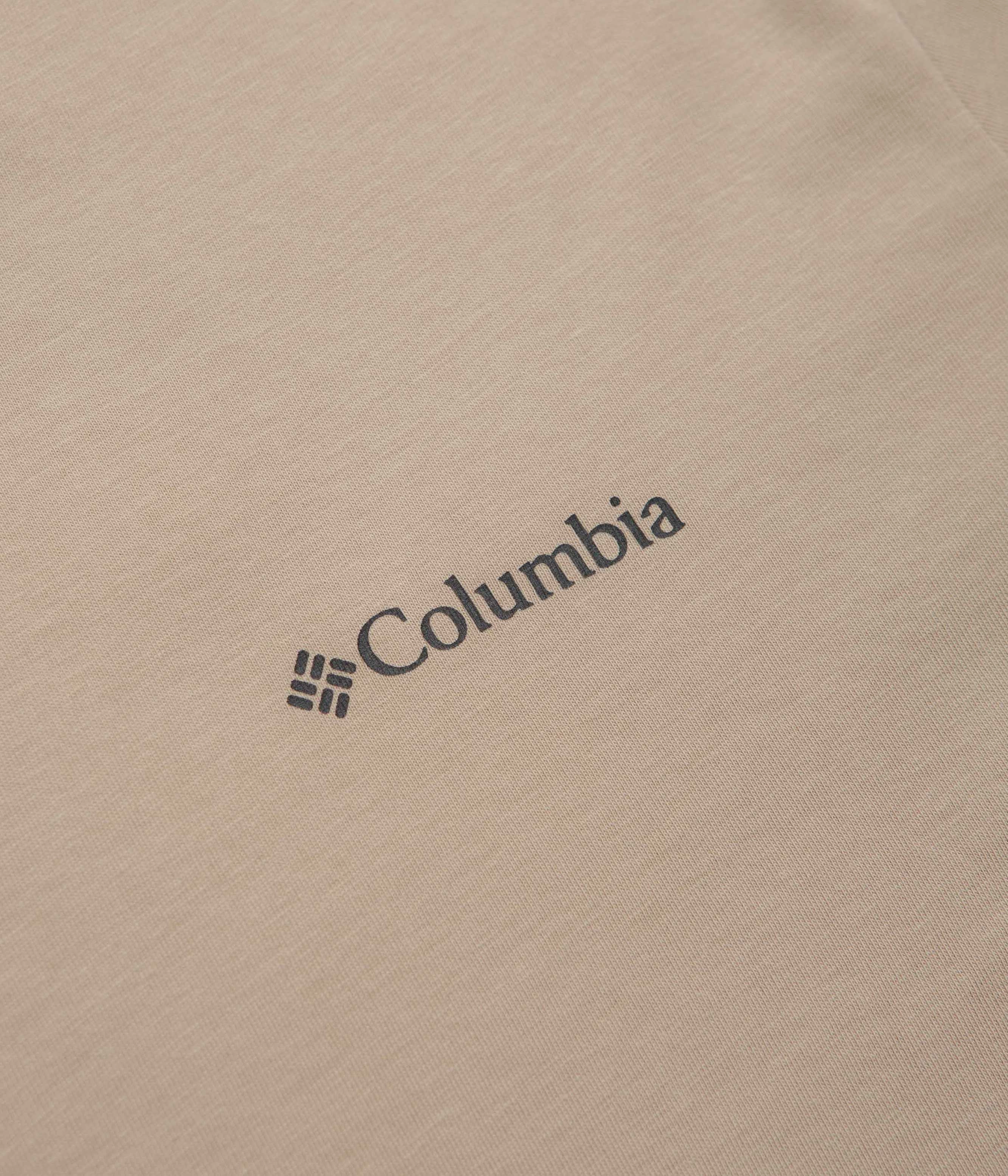 Full length badminton venue Columbia Barton Springs Graphic T-Shirt - Ancient Fossil