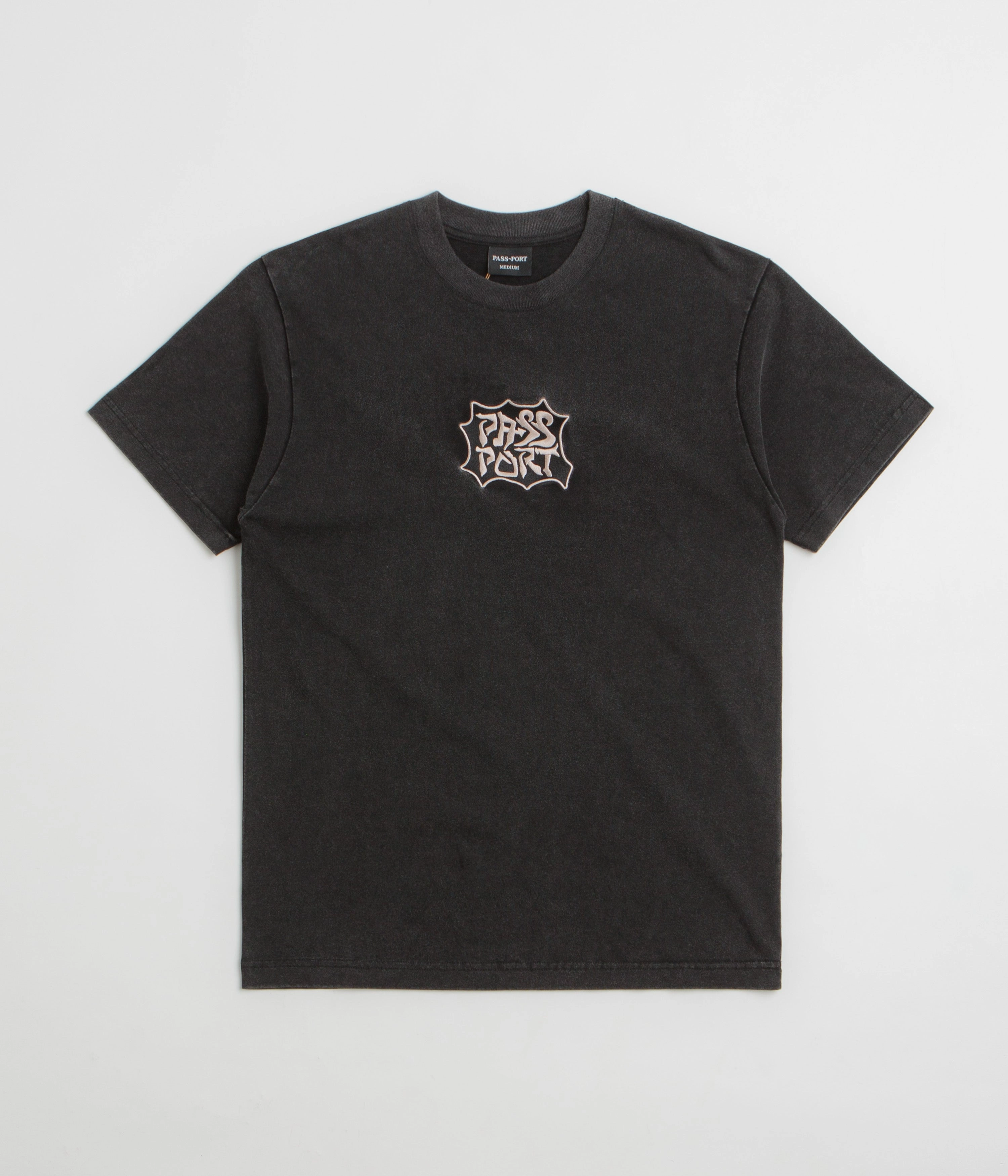 Pass Port Glyph T-Shirt - Acid Black gym event