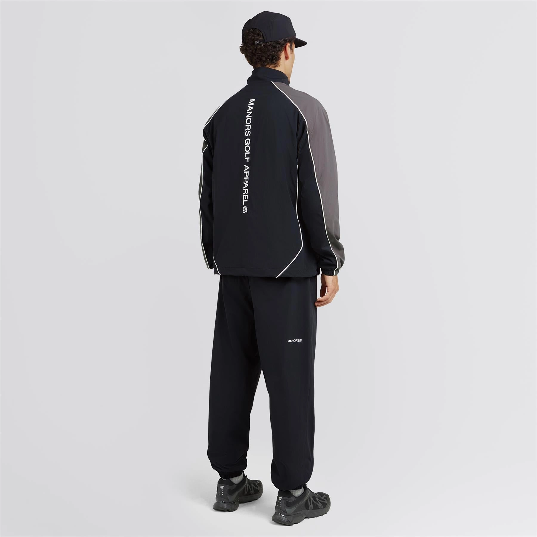 Ranger Golf Jacket Black Sporty Fit Activewear