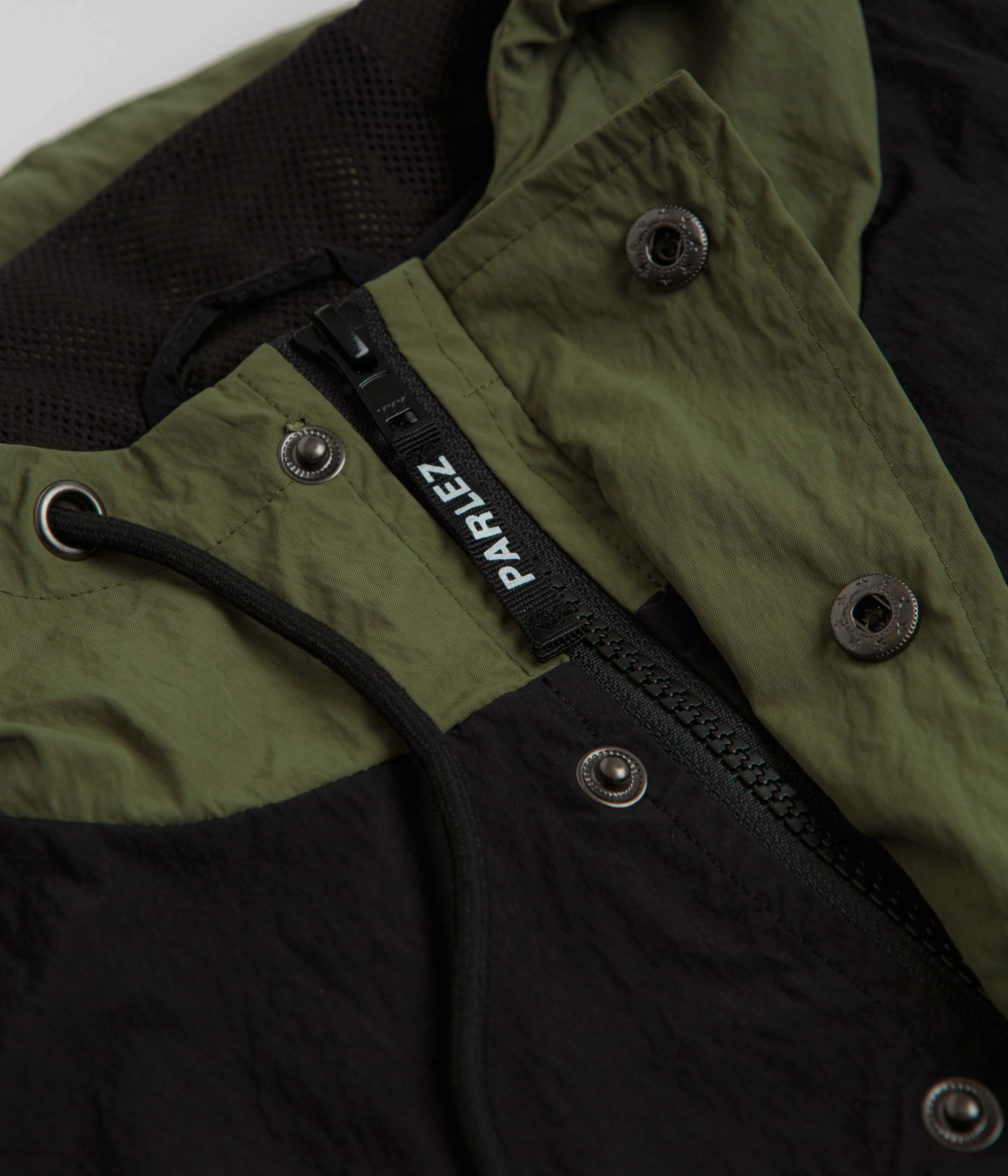 Parlez Fillmore Jacket - Olive Green muted shades cruelty - free