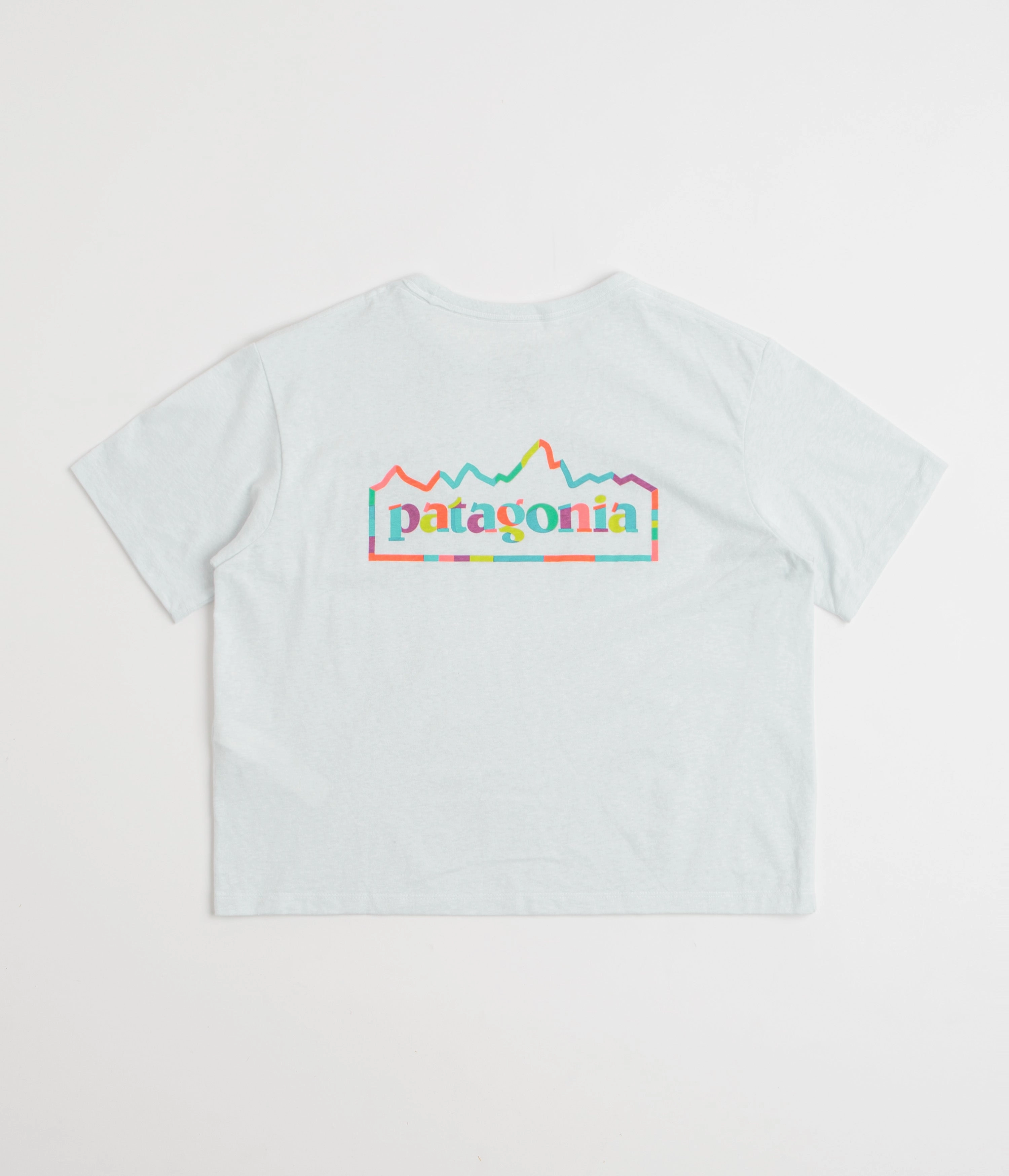 Patagonia Womens Unity Fitz Easy Cut Responsibili-Tee T-Shirt - White top