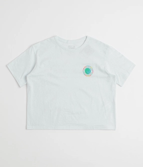 Patagonia Womens Unity Fitz Easy Cut Responsibili-Tee T-Shirt - White Buttoned Meeting