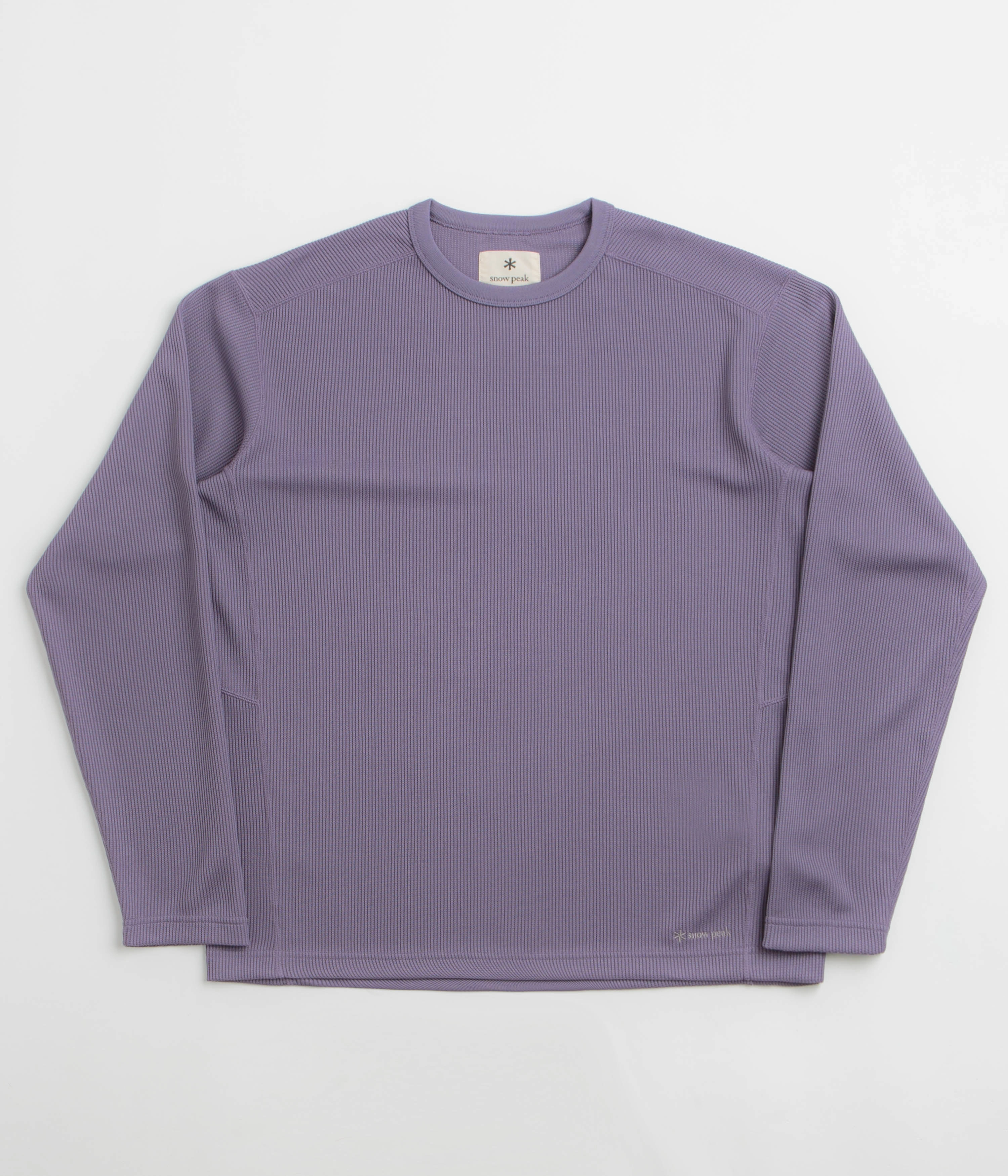 eyelet soccer venue Snow Peak Dry Thermal Long Sleeve T-Shirt - Light Purple