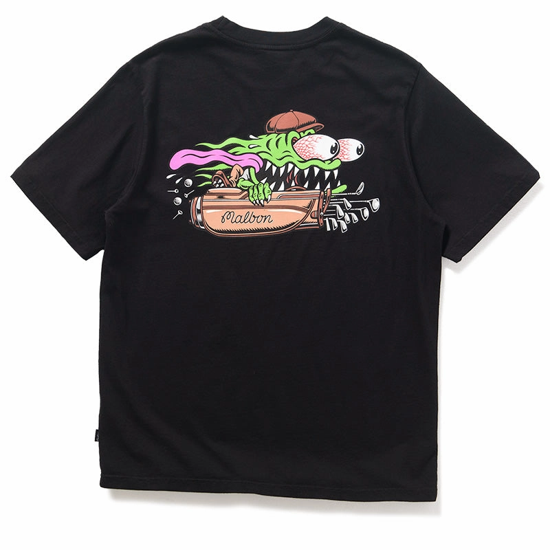 Malbon Golf x Santa Cruz Bermuda Slasher Tee - Black Volleyball theater venue