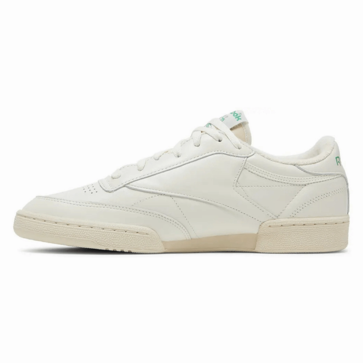 Reebok Men's Club C 85 Vintage Chalk/Paperwhite/Glen Green Stable platform